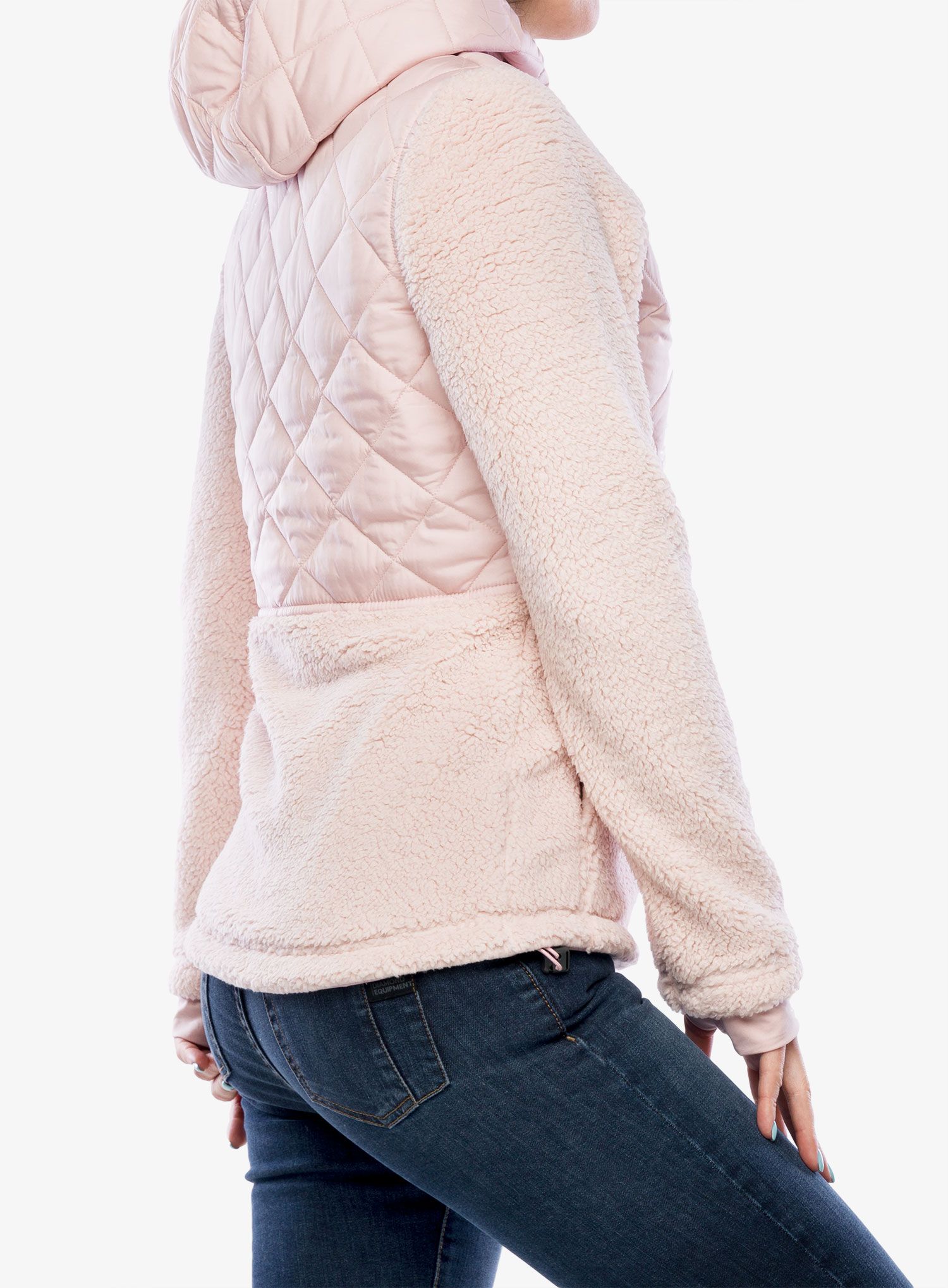 Dámská bunda Columbia Crested Peak Full Zip - dusty pink