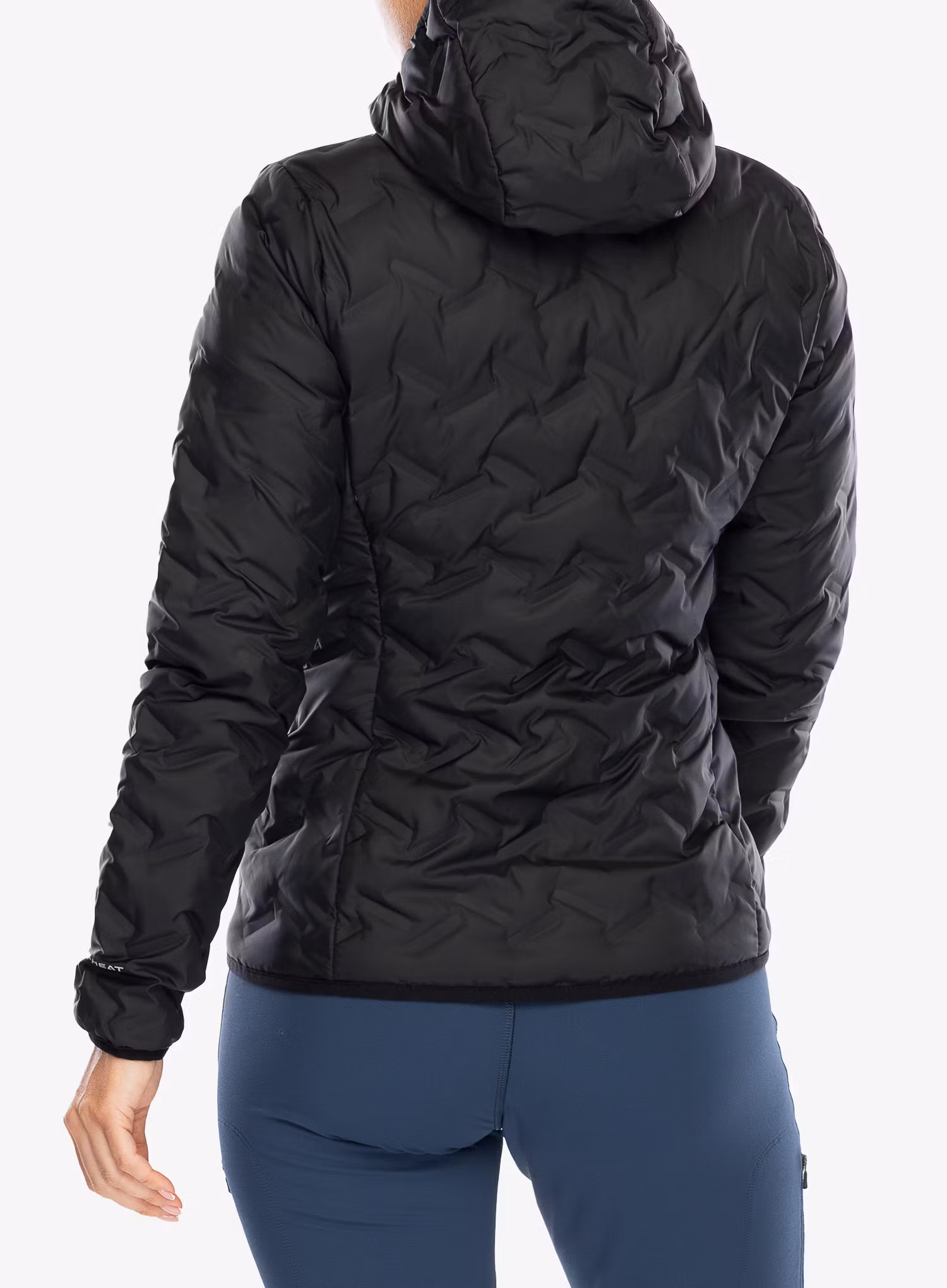 Dámská péřová bunda Columbia Delta Ridge II Down Hooded Jacket - black