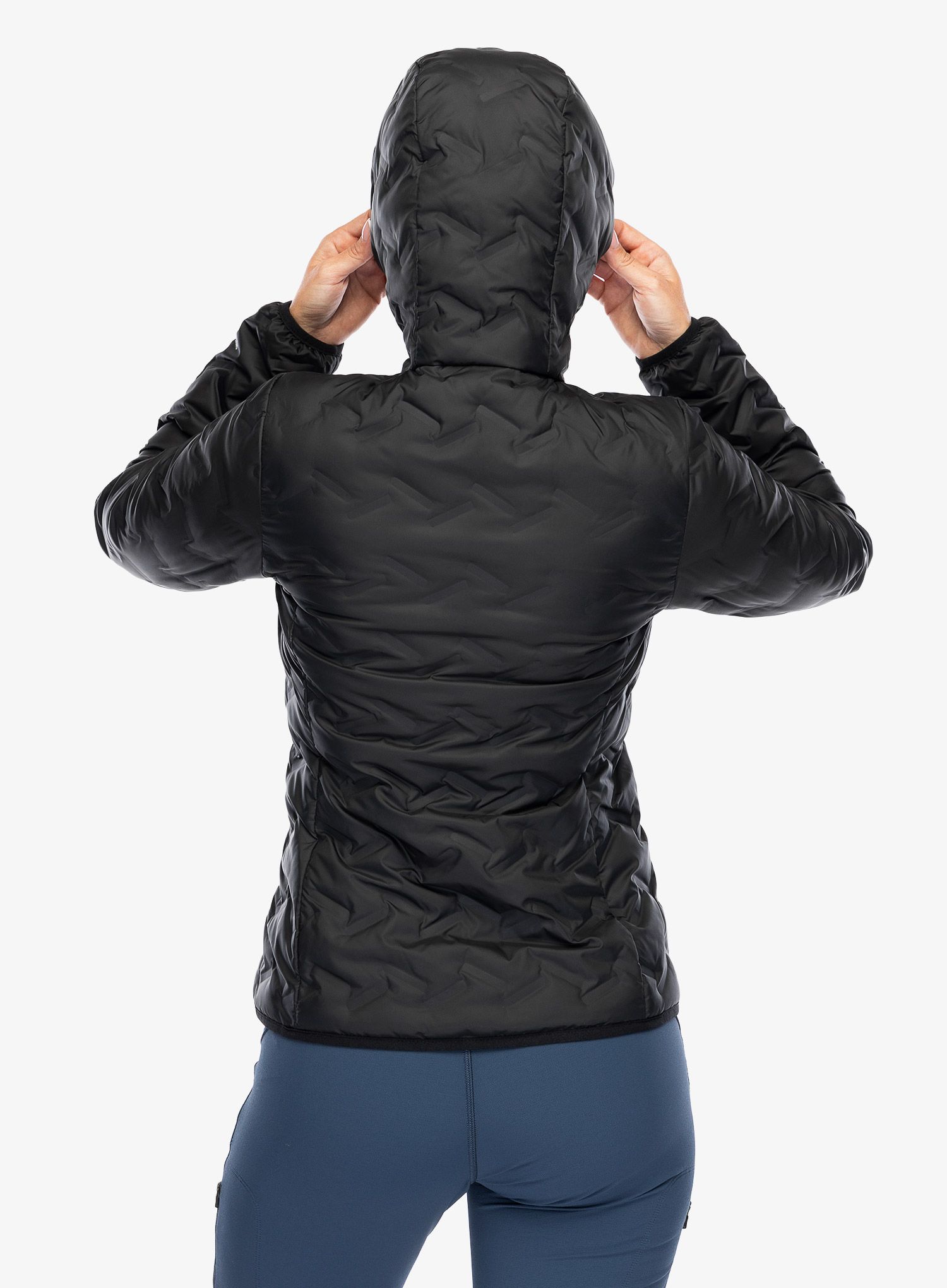 Dámská péřová bunda Columbia Delta Ridge II Down Hooded Jacket - black