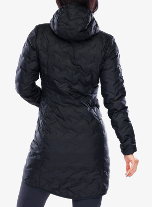 Dámský péřový kabát Columbia Delta Ridge II Long Down Jacket - black