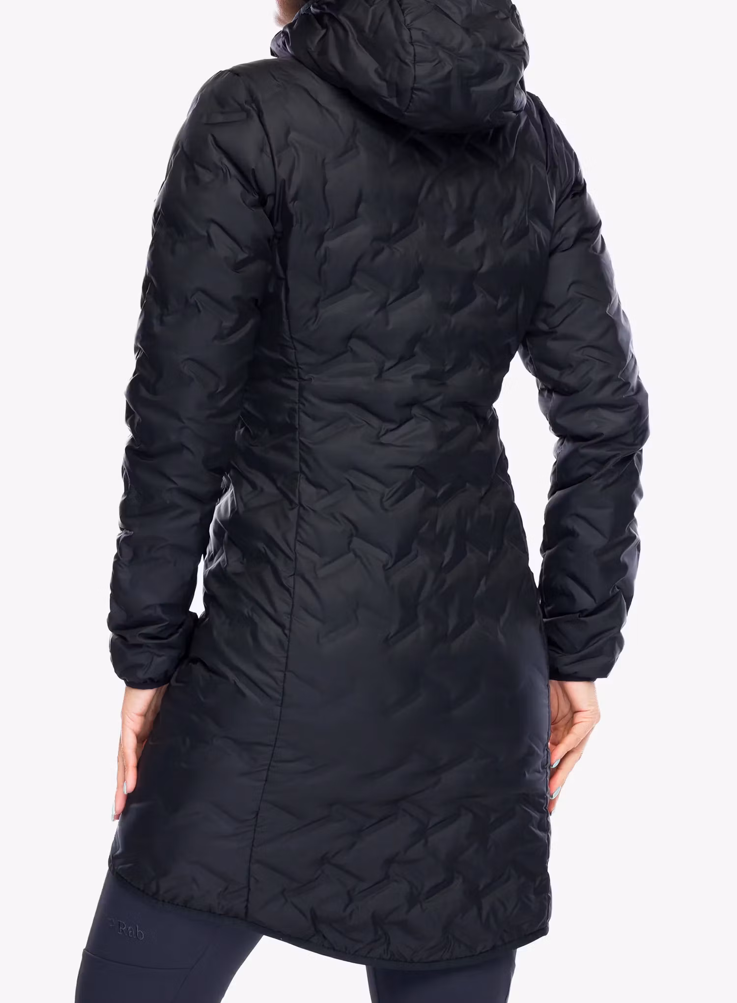 Dámský péřový kabát Columbia Delta Ridge II Long Down Jacket - black
