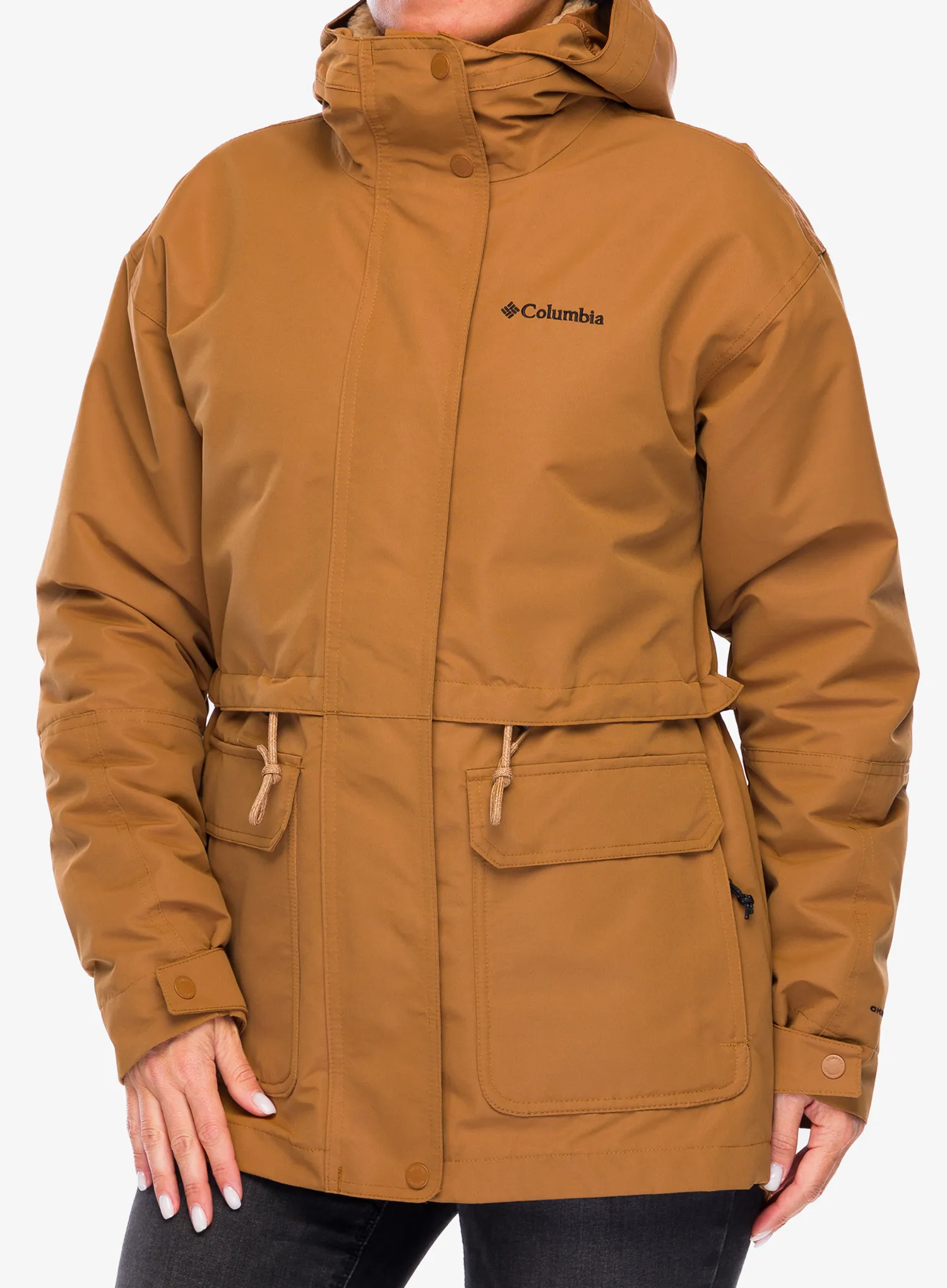 Bunda 3v1 dámská Columbia Drop Ridge II Interchange Jacket - camel brown
