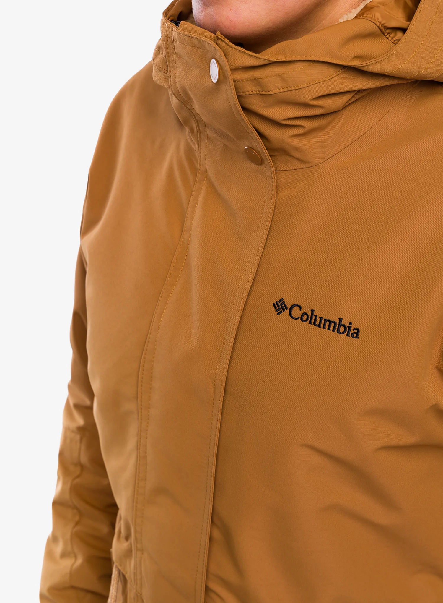 Bunda 3v1 dámská Columbia Drop Ridge II Interchange Jacket - camel brown