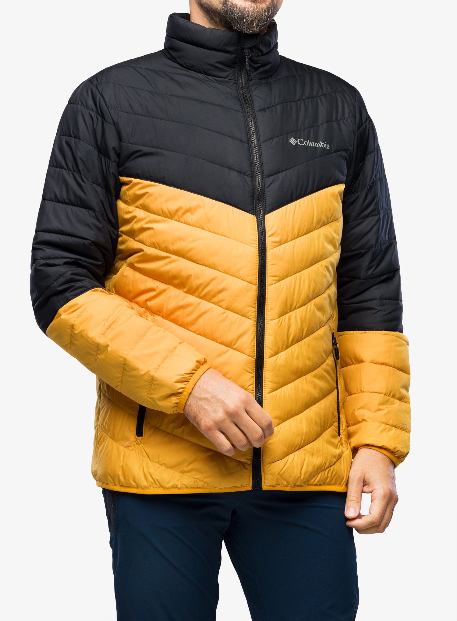 Zateplená bunda Columbia Eddie Gorge Jacket - raw honey/black