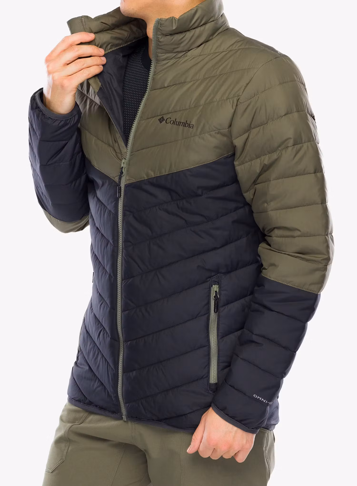 Pánská bunda Columbia Eddie Gorge Jacket - shark/stone green