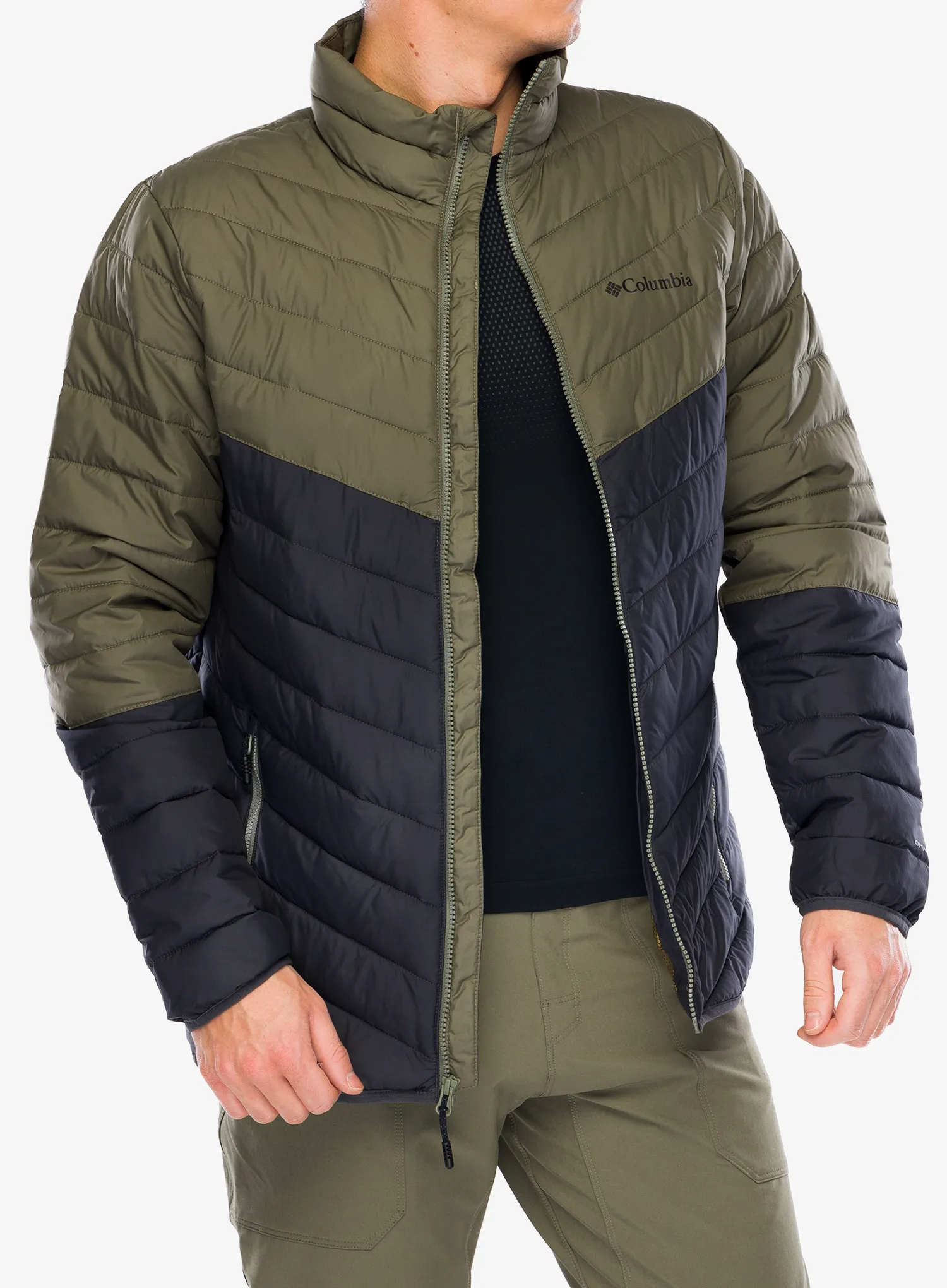 Pánská bunda Columbia Eddie Gorge Jacket - shark/stone green