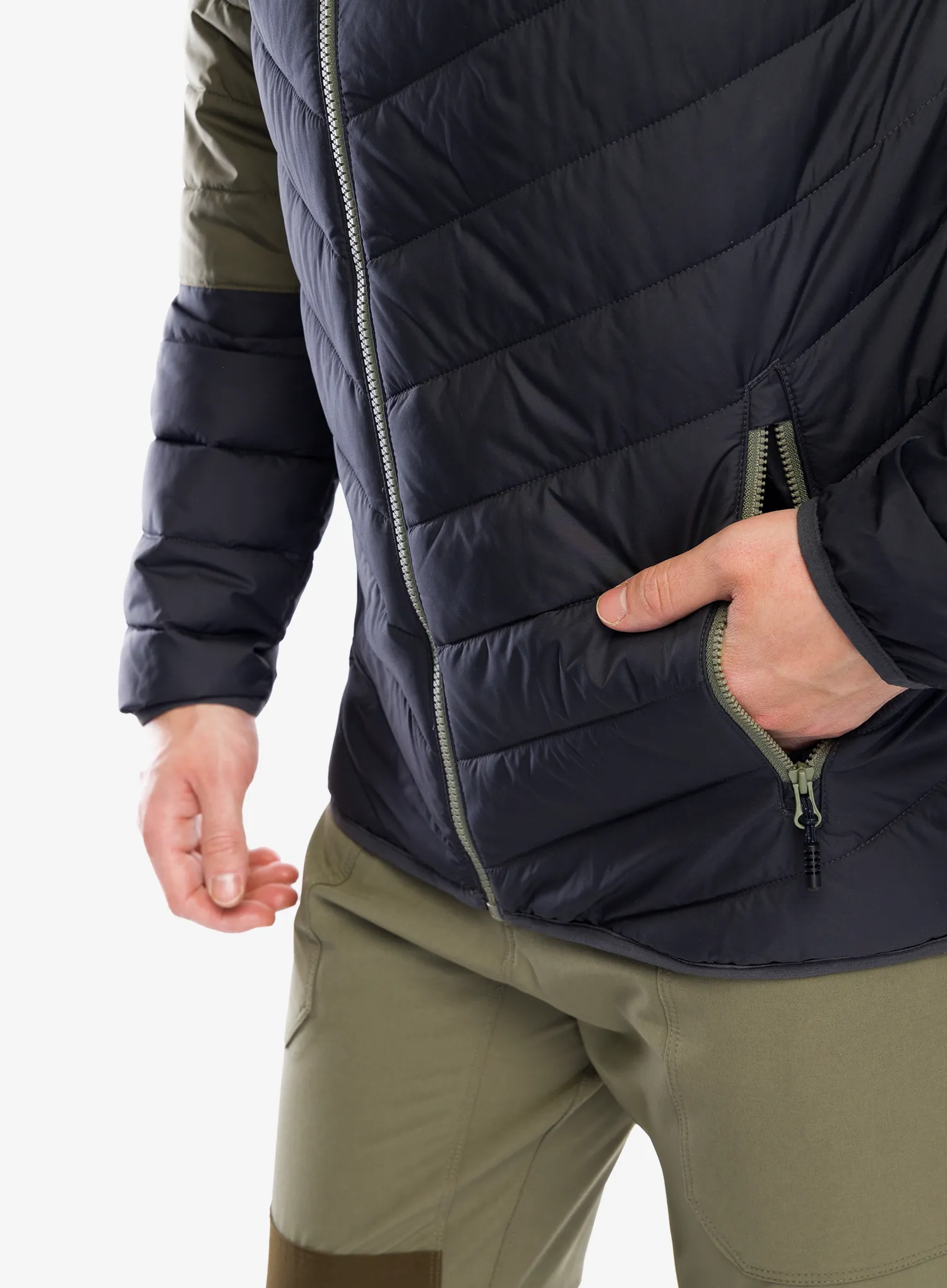 Pánská bunda Columbia Eddie Gorge Jacket - shark/stone green