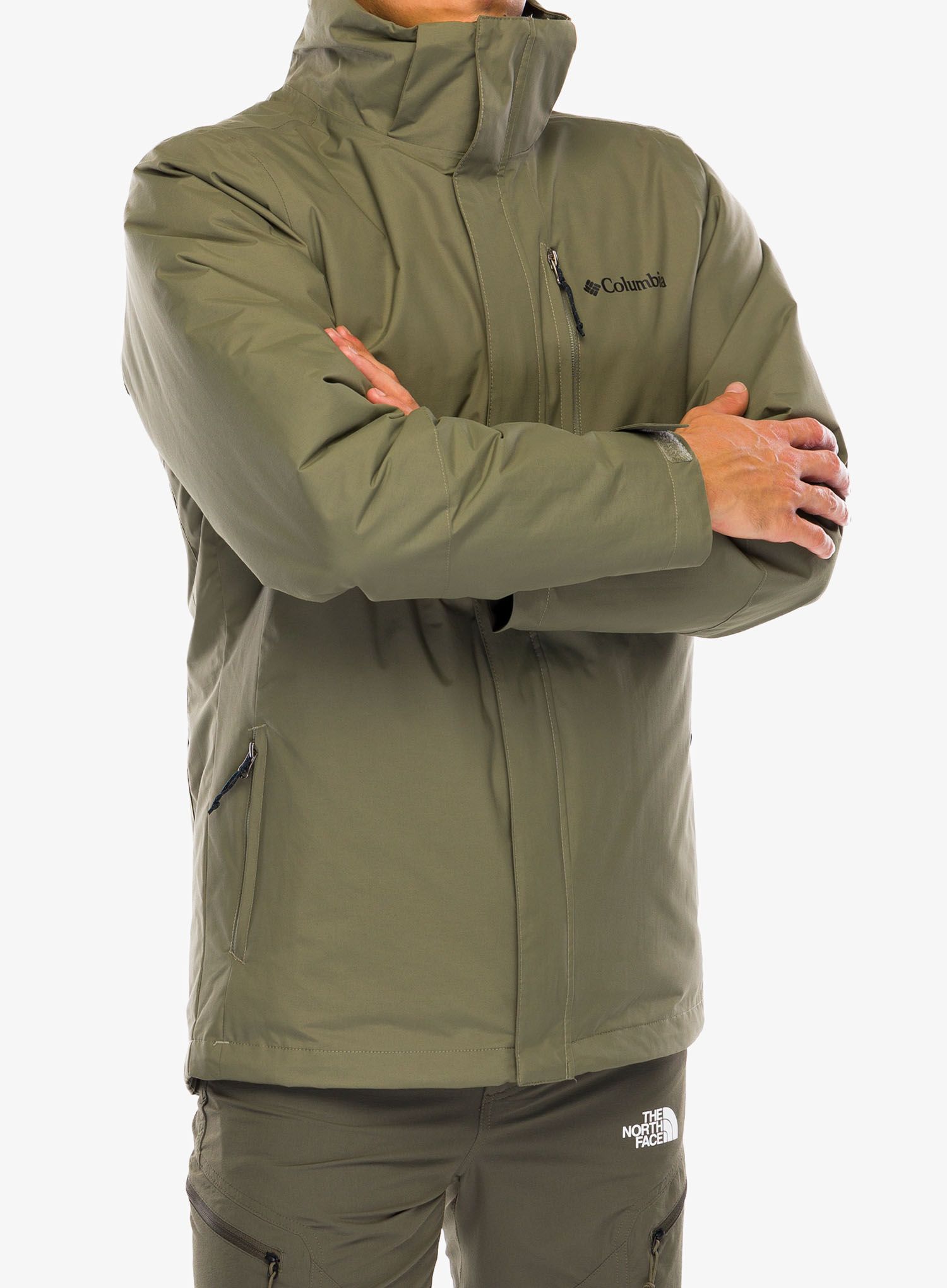 Bunda 3v1 Columbia Element Blocker III Interchange Jacket - stone green