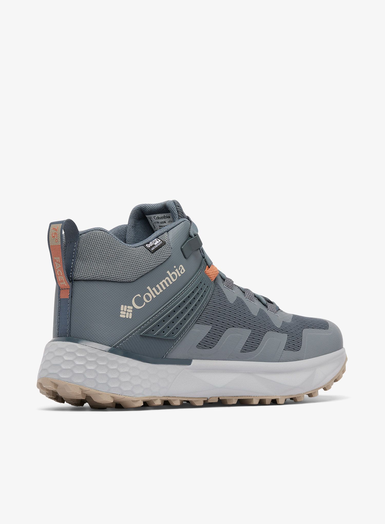 Turistické boty Columbia Facet 75 Mid Outdry - graphite/canvas tan