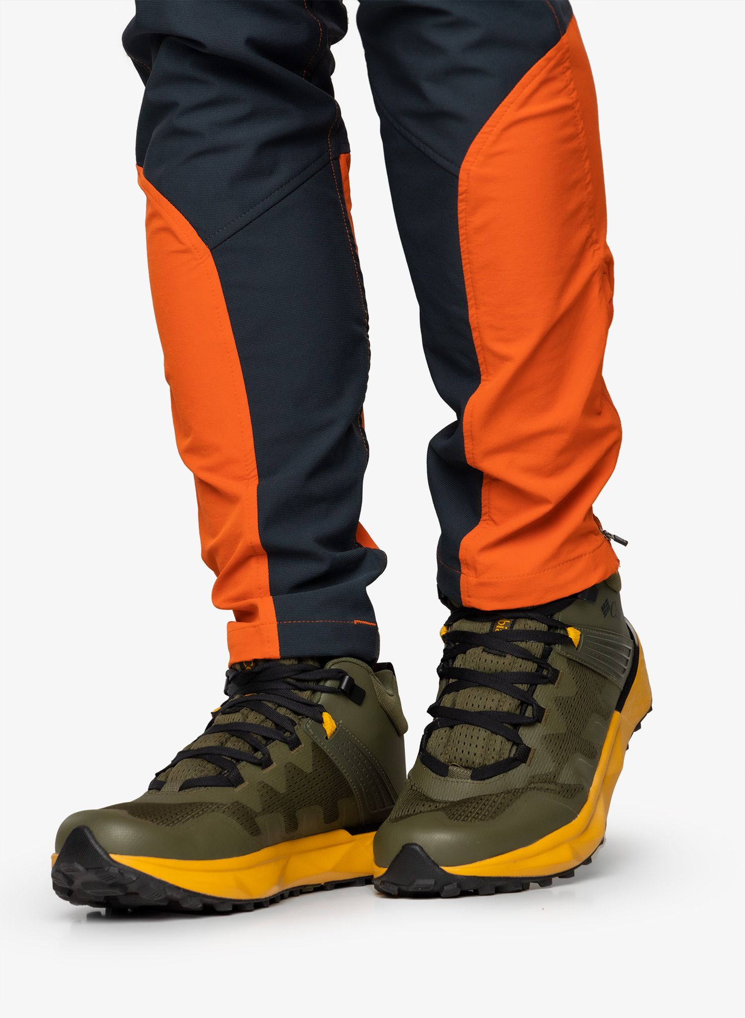 Turistické boty pánské Columbia Facet 75 Mid Outdry - nori/golden yellow
