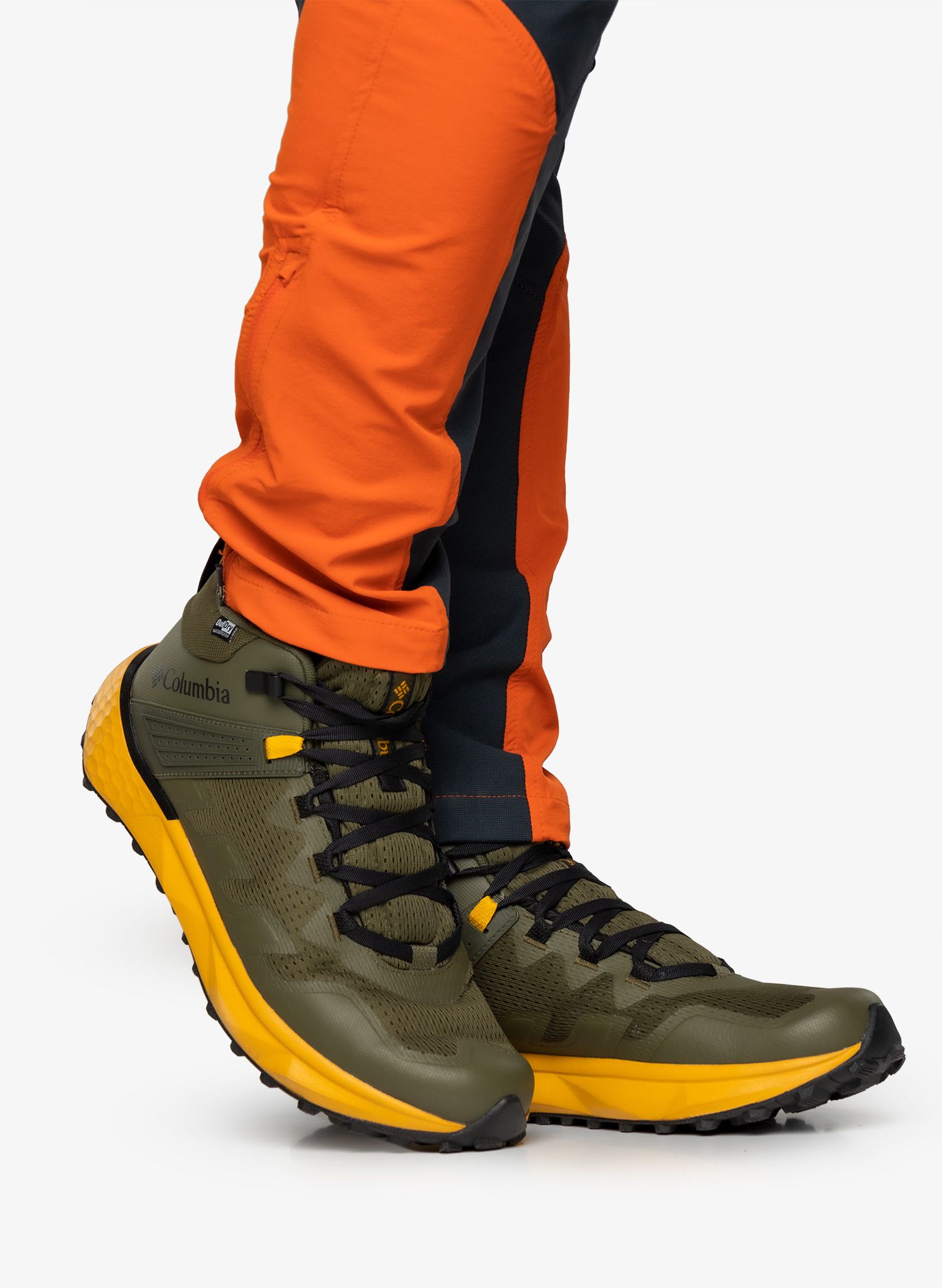 Turistické boty pánské Columbia Facet 75 Mid Outdry - nori/golden yellow