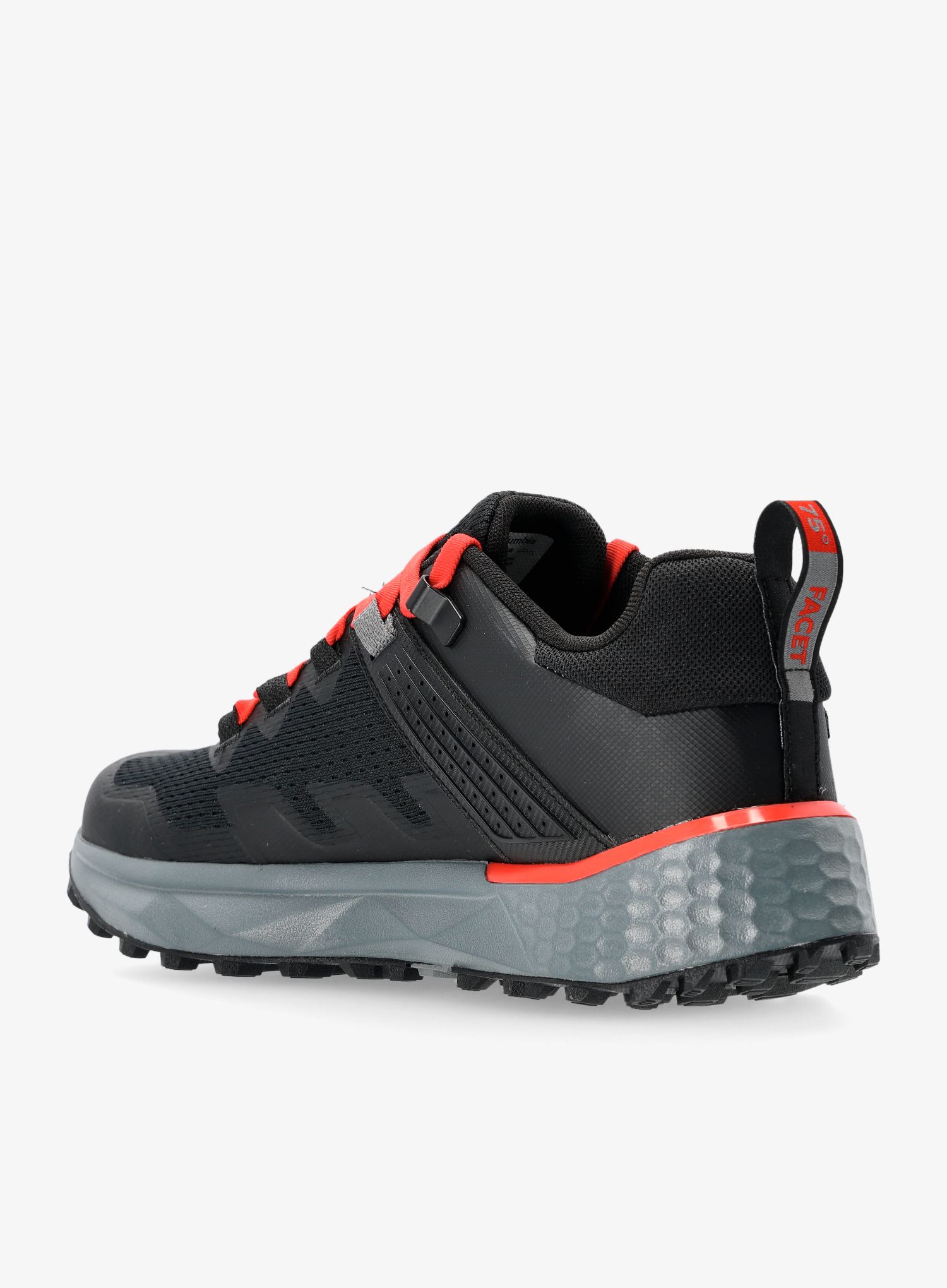 Turistické boty pánské Columbia Facet 75 Outdry - black/fiery red