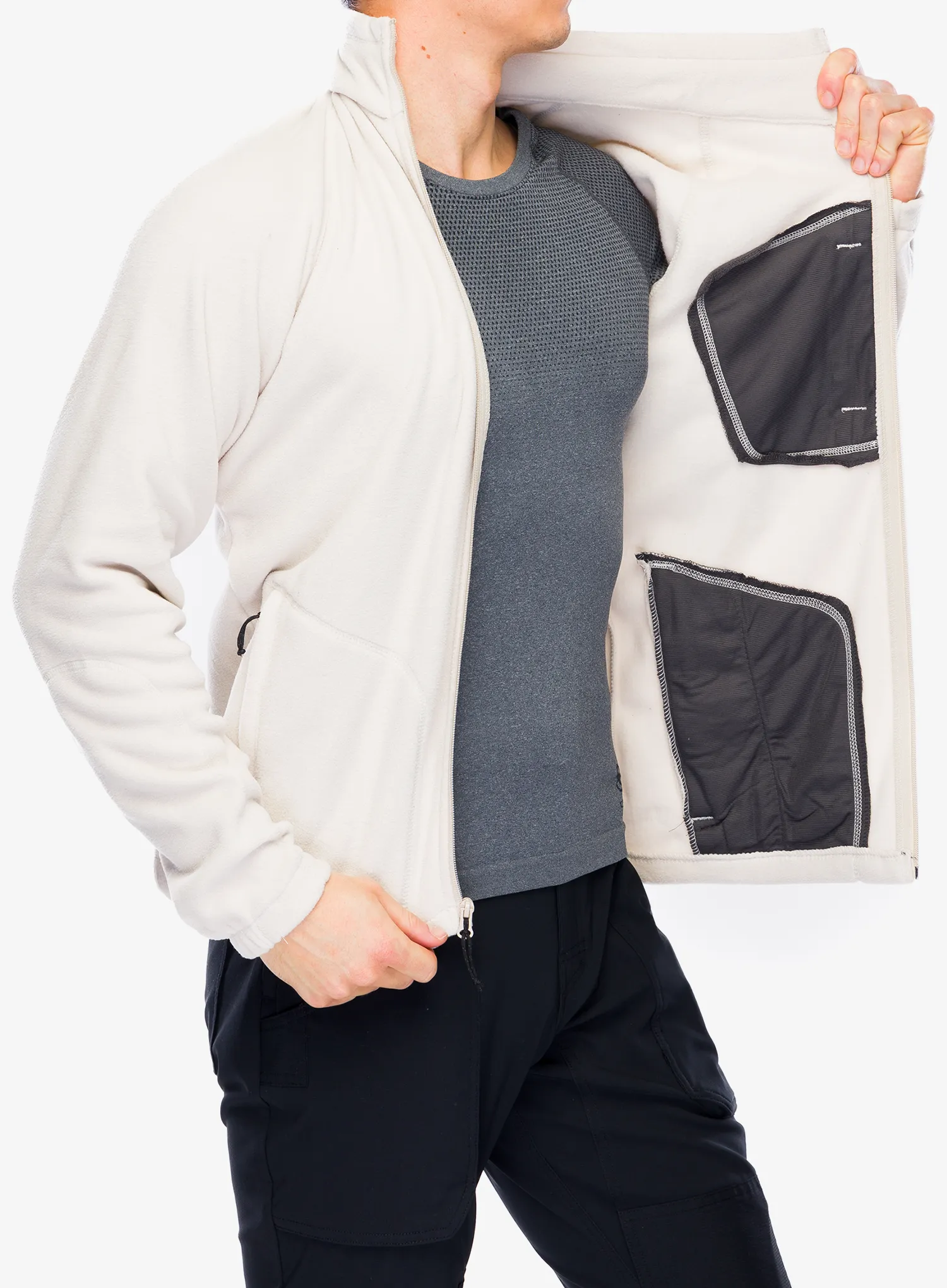 Fleecová mikina Columbia Fast Trek II Full Zip Fleece - dark stone