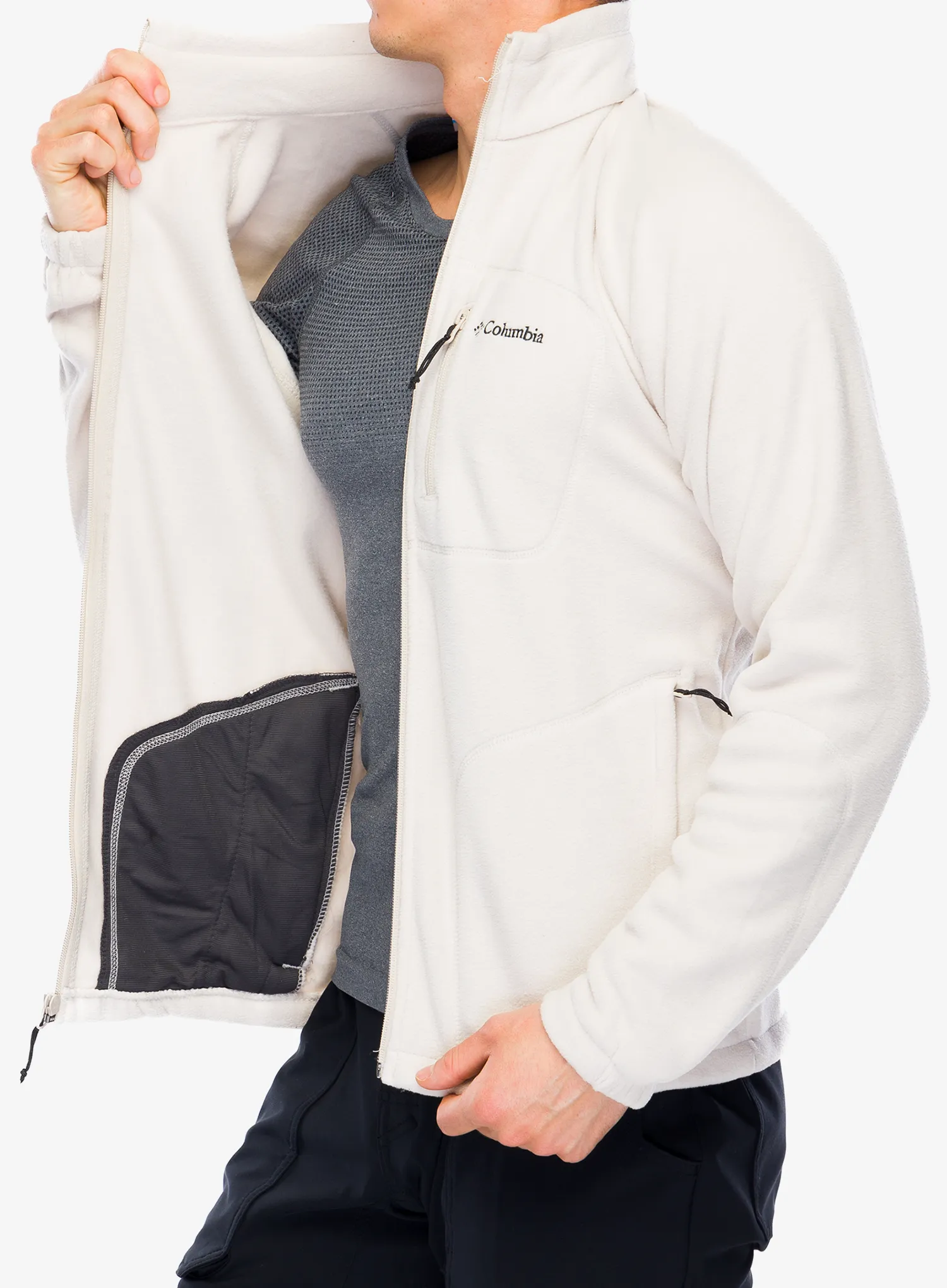 Fleecová mikina Columbia Fast Trek II Full Zip Fleece - dark stone
