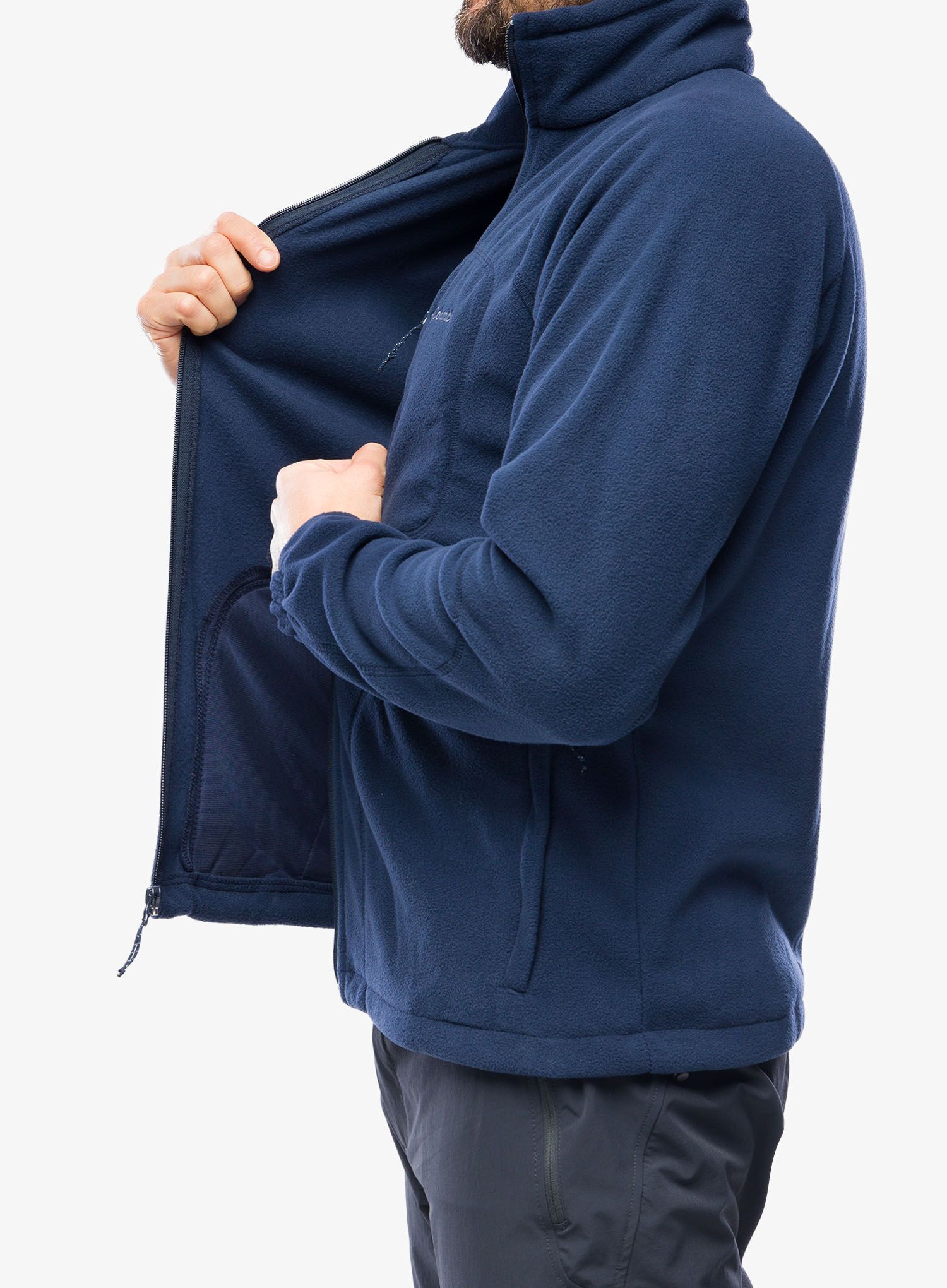 Fleecová bunda Columbia Fast Trek II Full Zip Fleece - navy