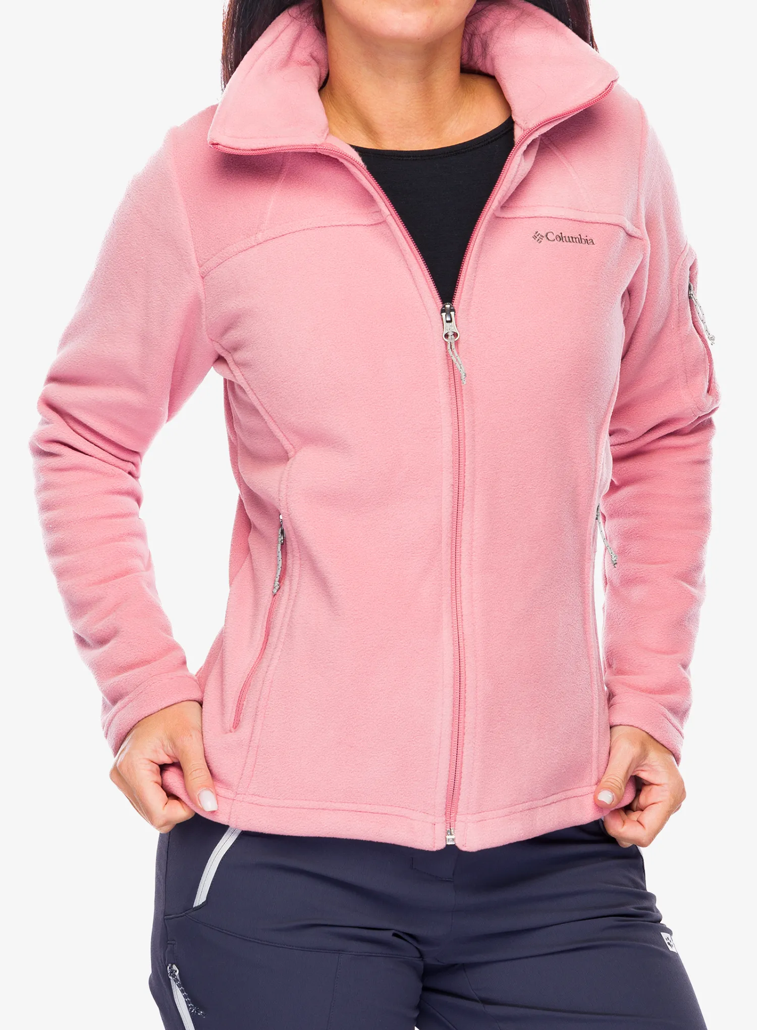 Fleecová mikina dámská Columbia Fast Trek II Jacket - pink agave