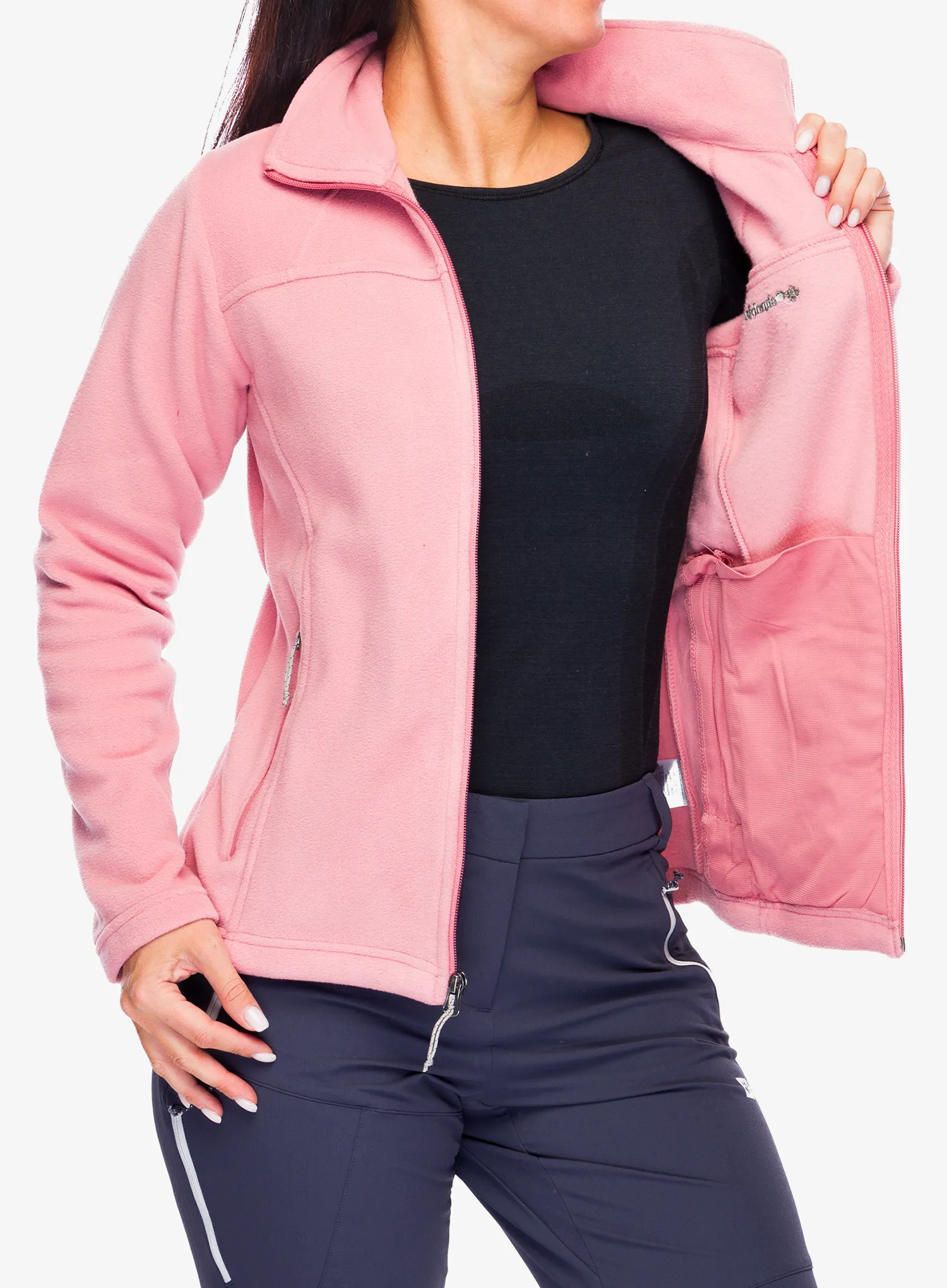 Fleecová mikina dámská Columbia Fast Trek II Jacket - pink agave