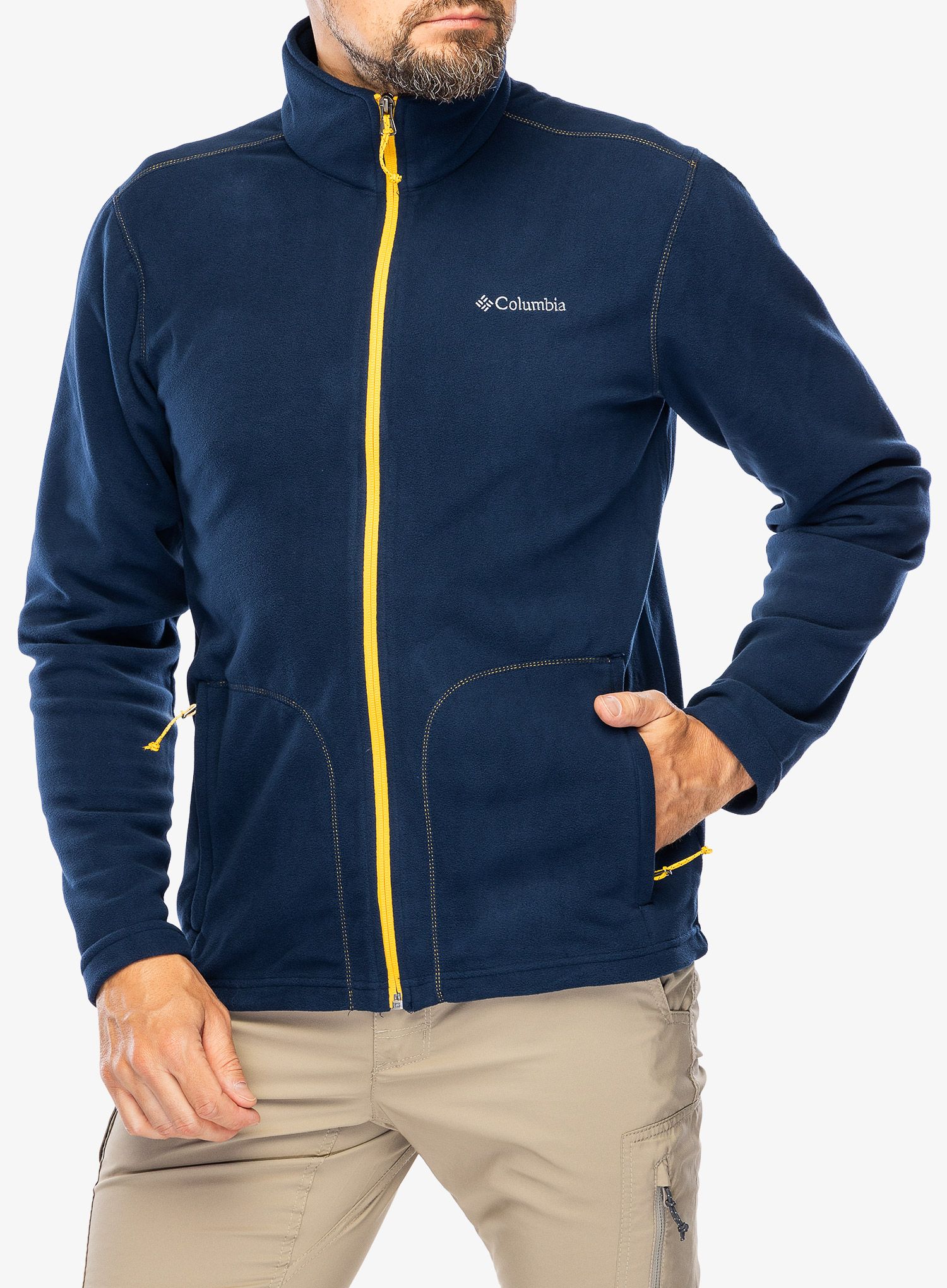 Rozepínací mikina Columbia Fast Trek Light - collegiate navy