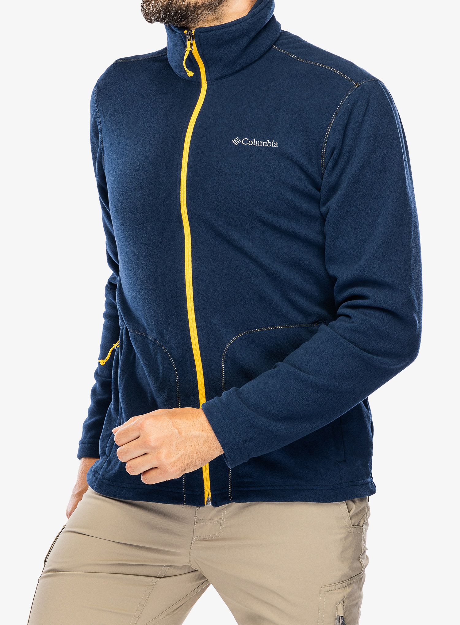 Rozepínací mikina Columbia Fast Trek Light - collegiate navy