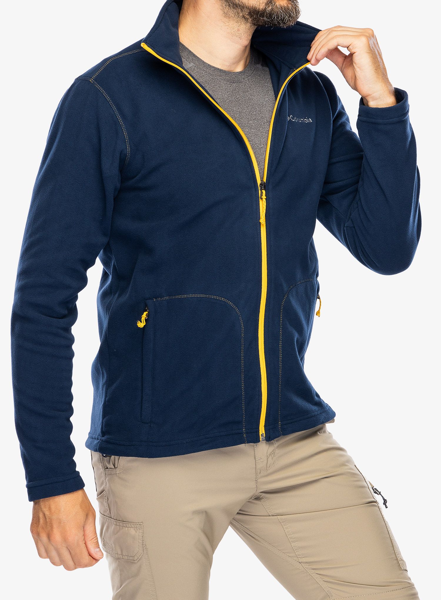 Rozepínací mikina Columbia Fast Trek Light - collegiate navy