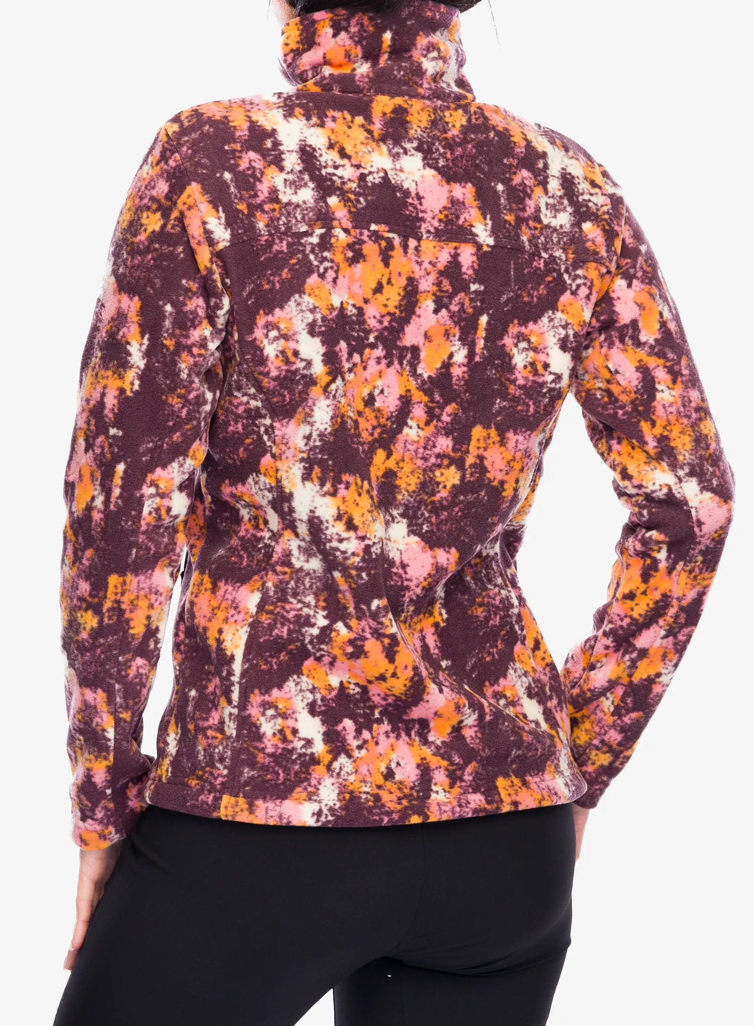 Fleece mikina dámská Columbia Fast Trek Printed Jacket - moonvista timberwild