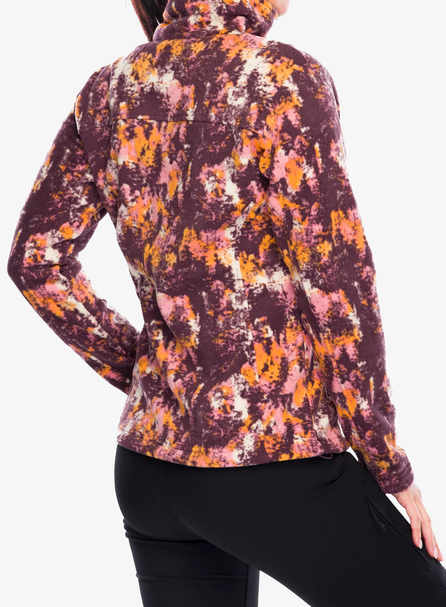Fleece mikina dámská Columbia Fast Trek Printed Jacket - moonvista timberwild