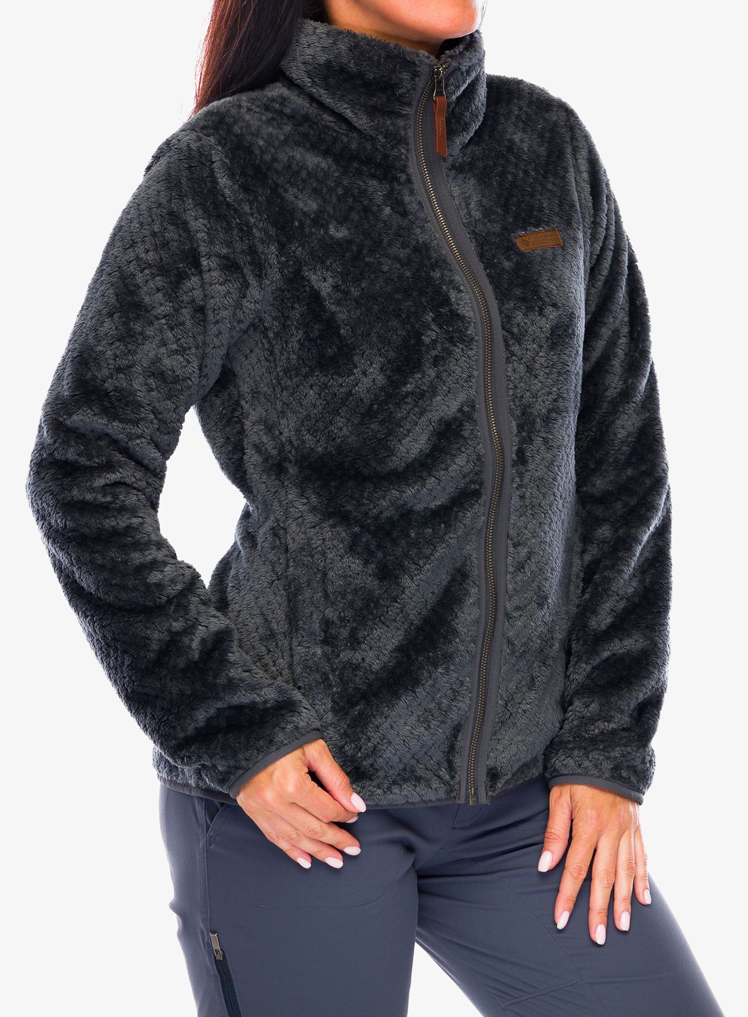 Dámský fleece Columbia Fire Side II Sherpa - shark