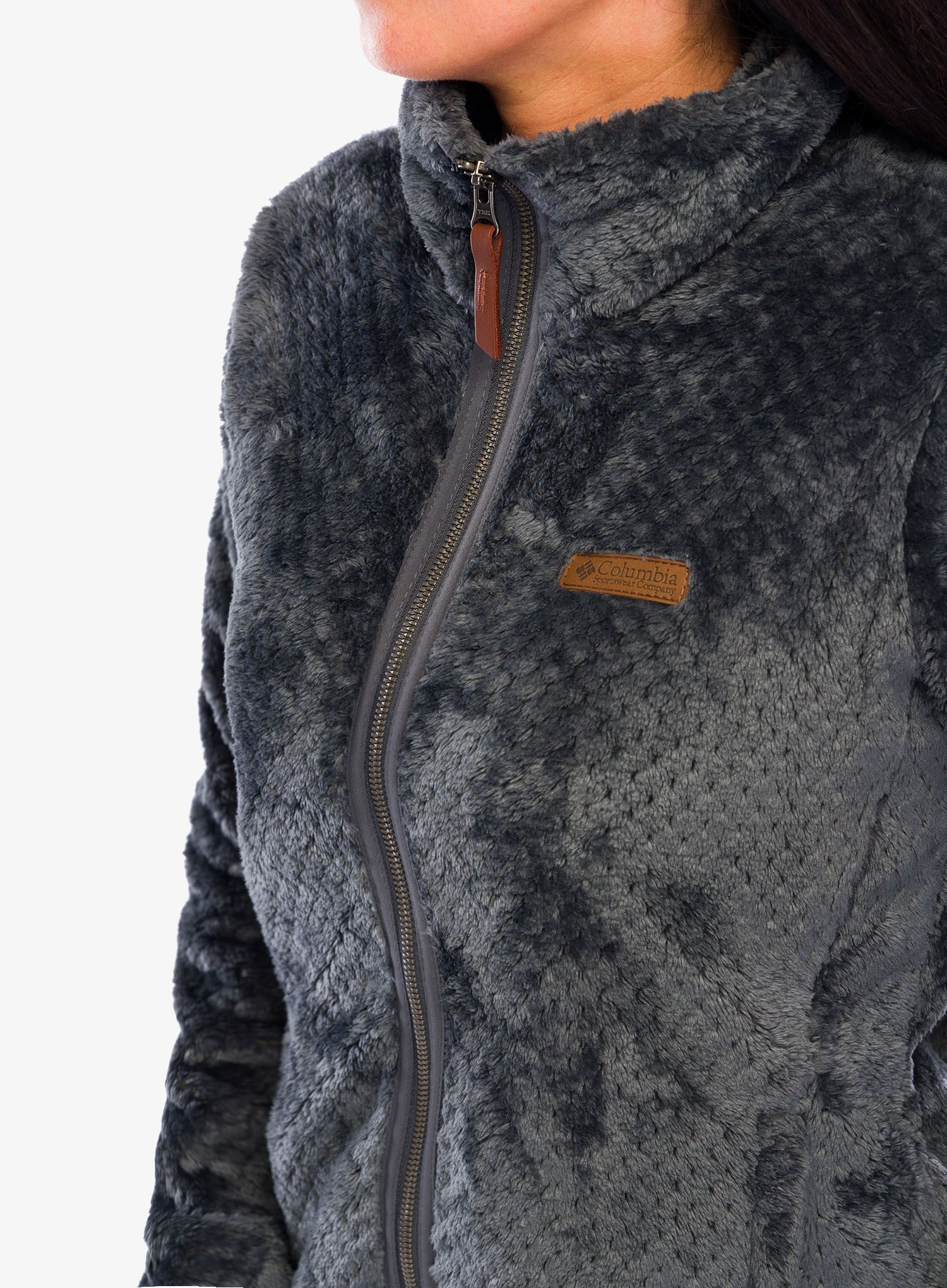 Dámský fleece Columbia Fire Side II Sherpa - shark