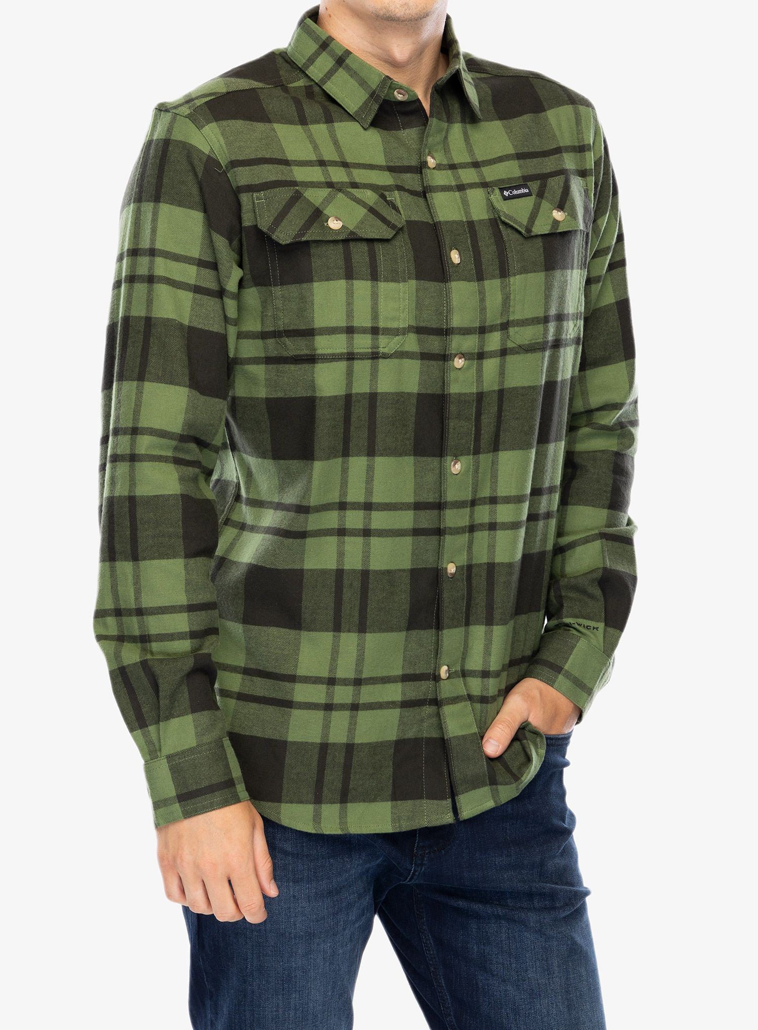 Turistická košile Columbia Flare Gun Stretch Flannel - canteen river crossing plaid