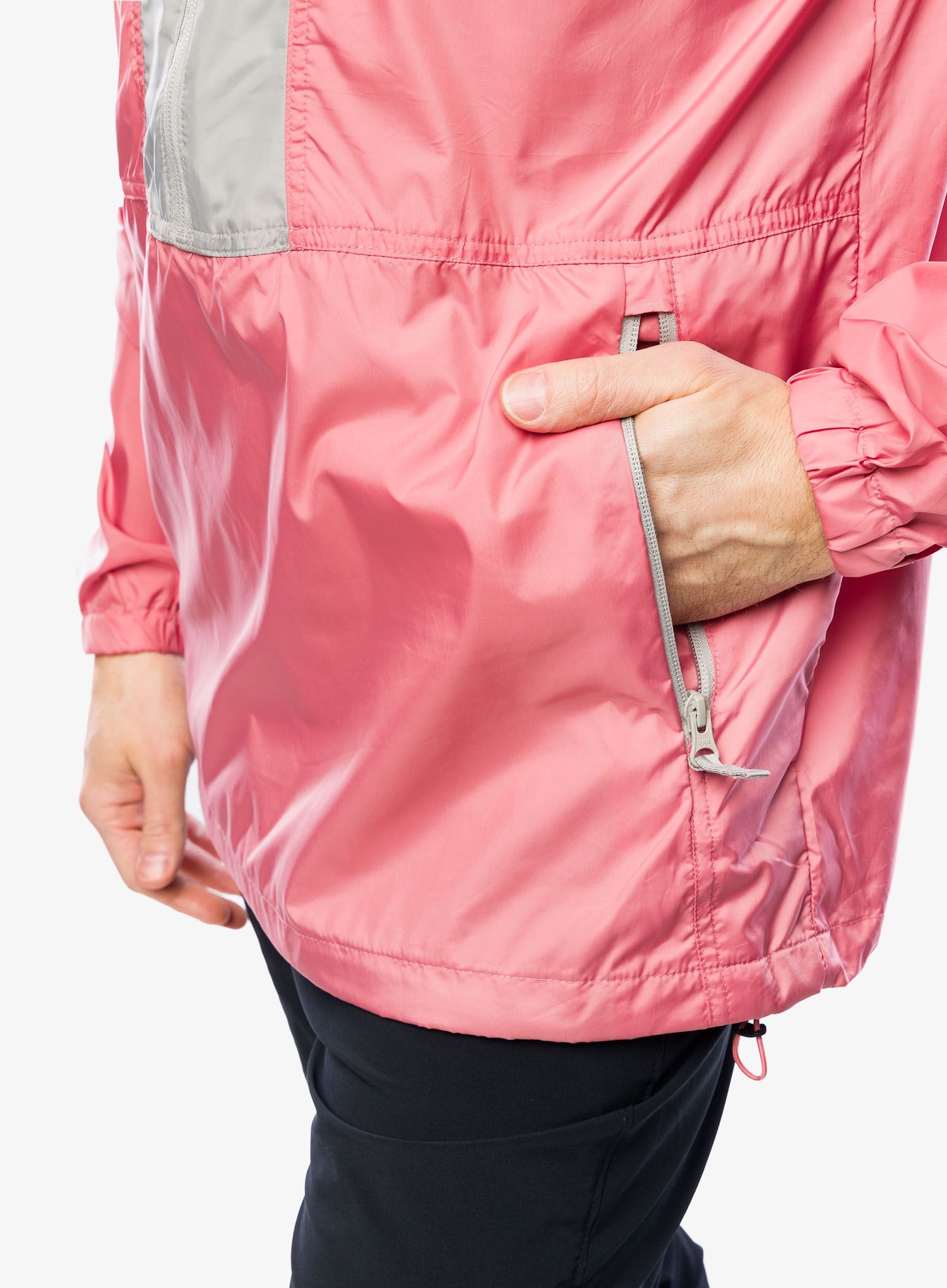 Větrovka Columbia Flash Challenger Anorak - pink agave/shark/flint grey