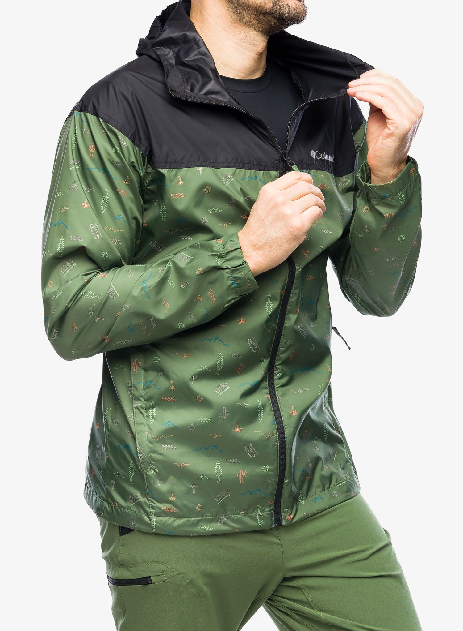 Větrovka Columbia Flash Challenger Novelty - canteen explorer multi print