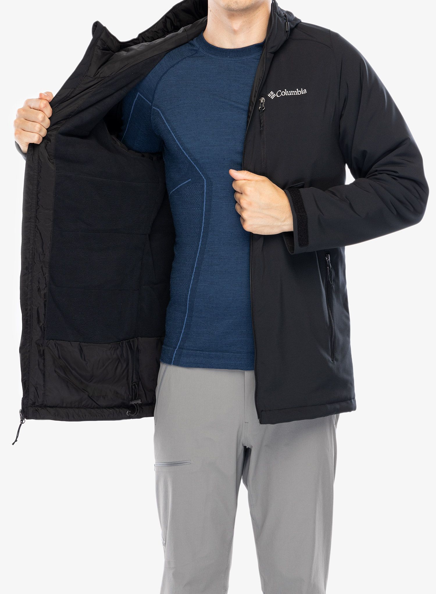 Softshellová bunda Columbia Gate Racer II Softshell - black