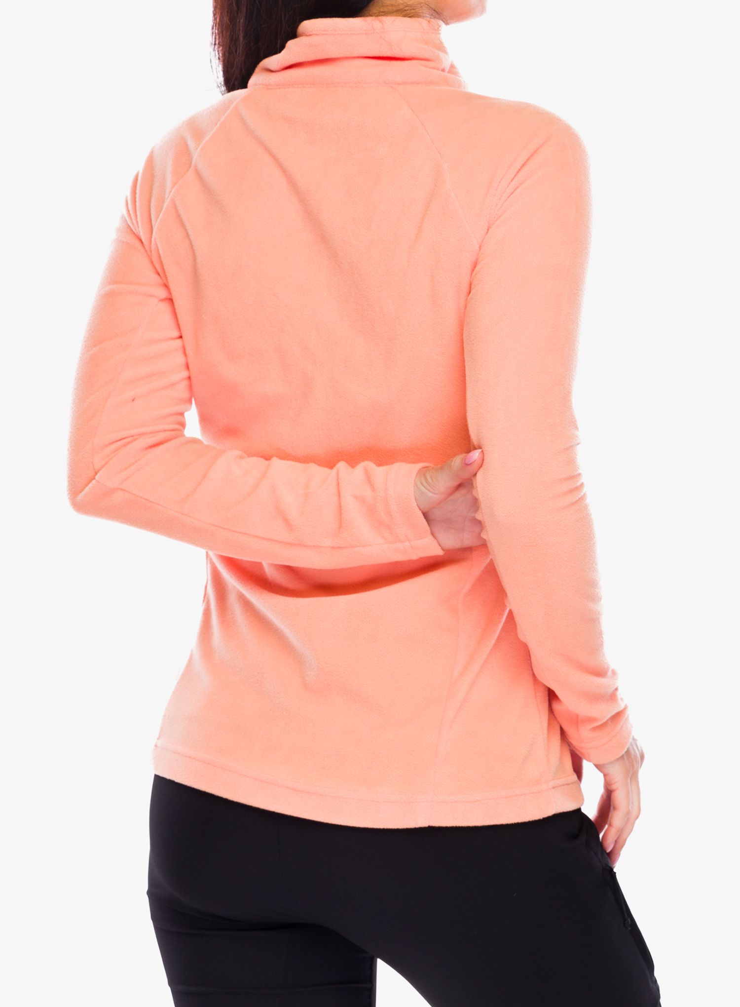 Dámská mikina bez kapuce Columbia Glacial IV 1/2 Zip - apricot fizz