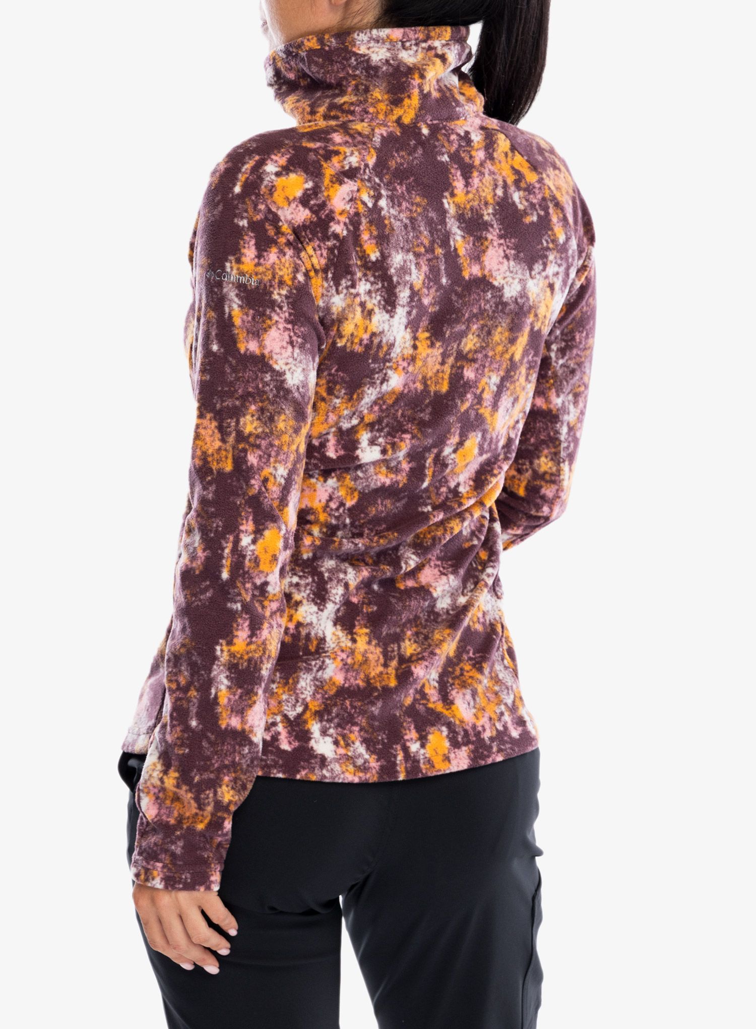 Dámská mikina Columbia Glacial IV Print 1/2 Zip - moonvista timberwild