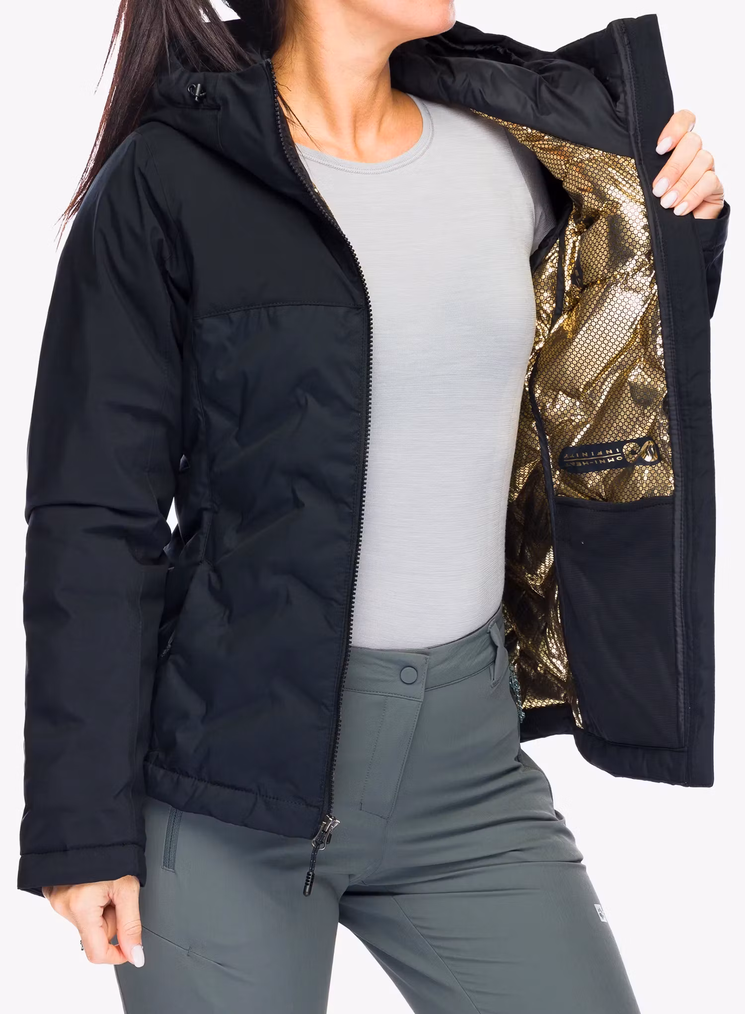 Dámská péřová bunda Columbia Grand Trek III Down Jacket - black