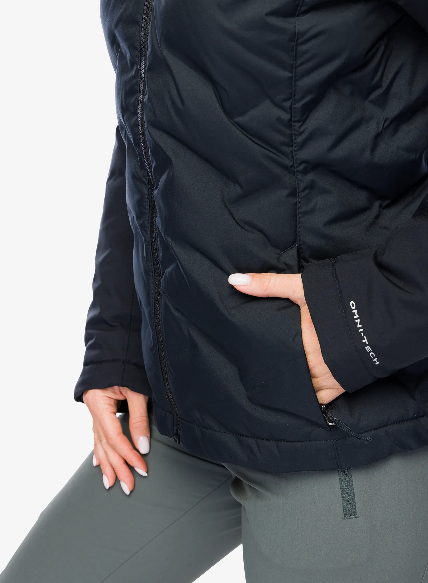 Dámská péřová bunda Columbia Grand Trek III Down Jacket - black