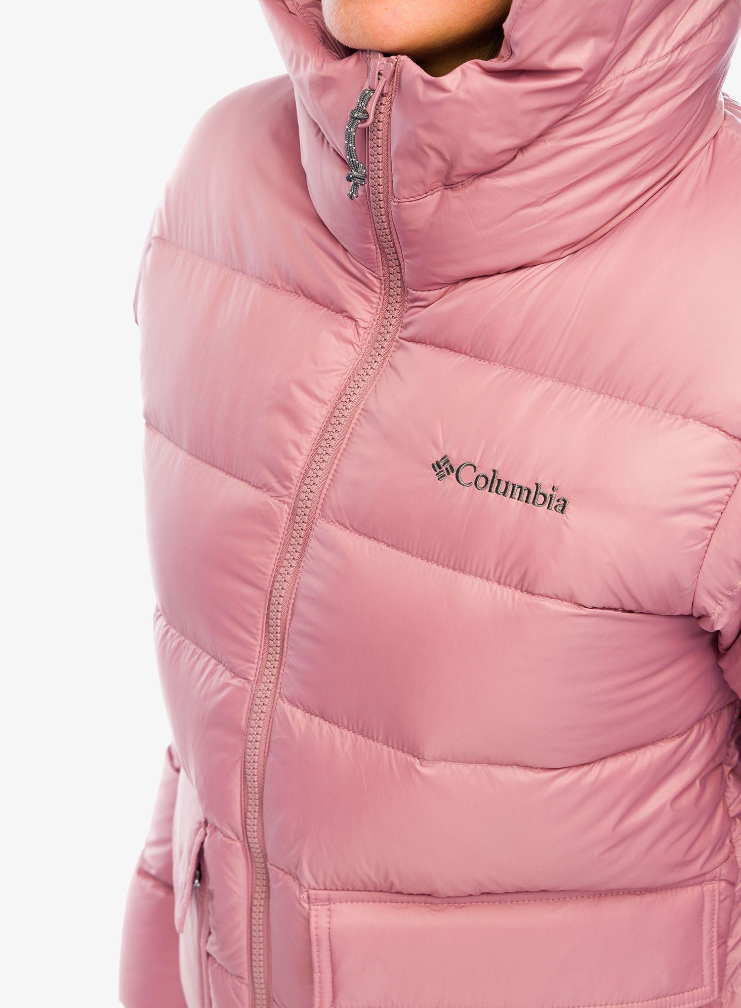 Dámská péřová bunda Columbia Harmony Falls Hooded Down Jacket - fig
