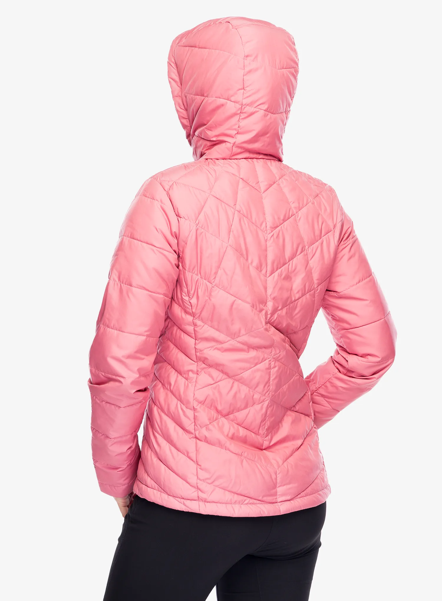 Zateplená bunda dámská Columbia Heavenly Hooded Jacket - pink agave