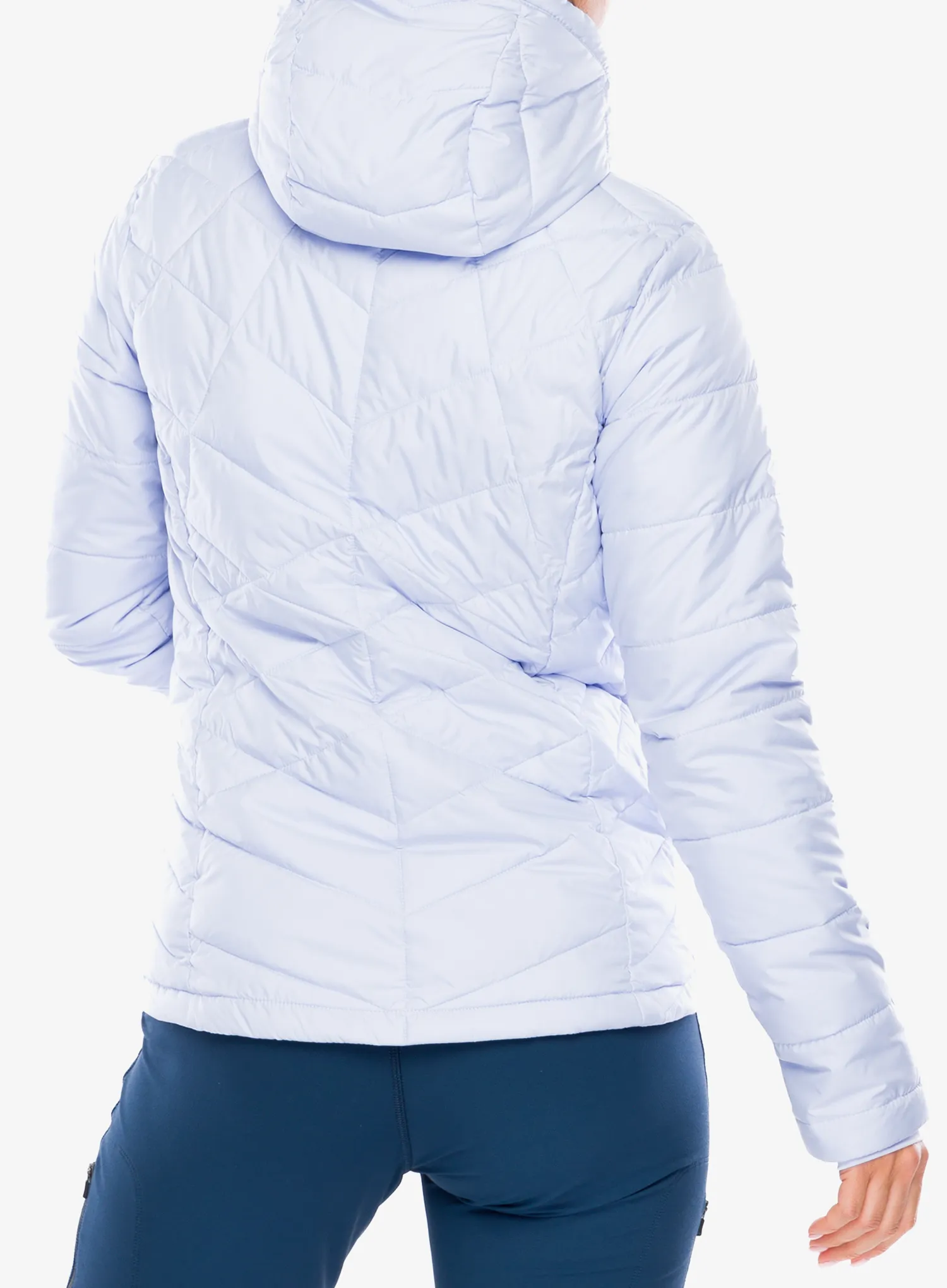 Zateplená bunda dámská Columbia Heavenly Hooded Jacket - snowdrift