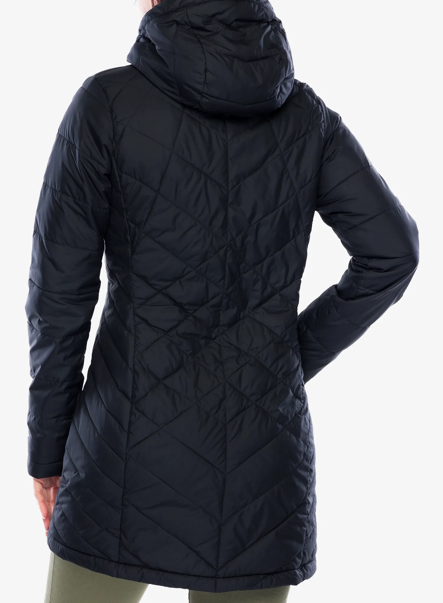 Dámský kabát Columbia Heavenly Long Hooded Jacket - black