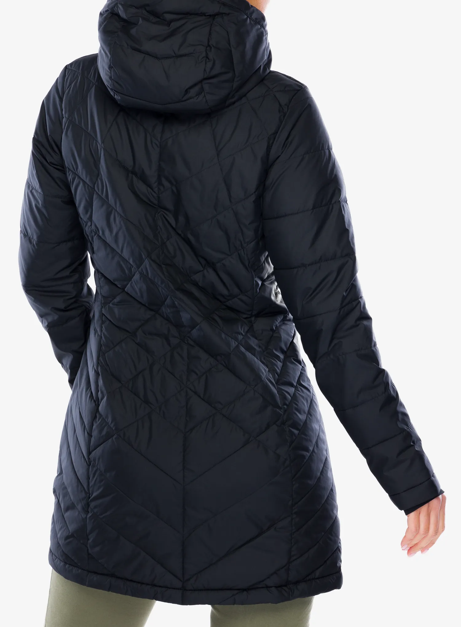 Dámský kabát Columbia Heavenly Long Hooded Jacket - black