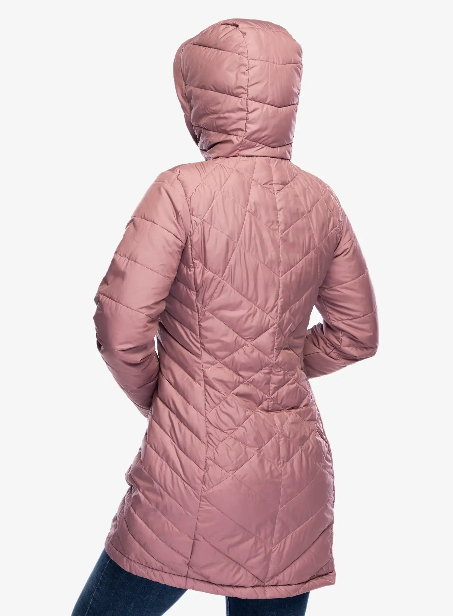 Dámský kabát Columbia Heavenly Long Hooded Jacket - fig