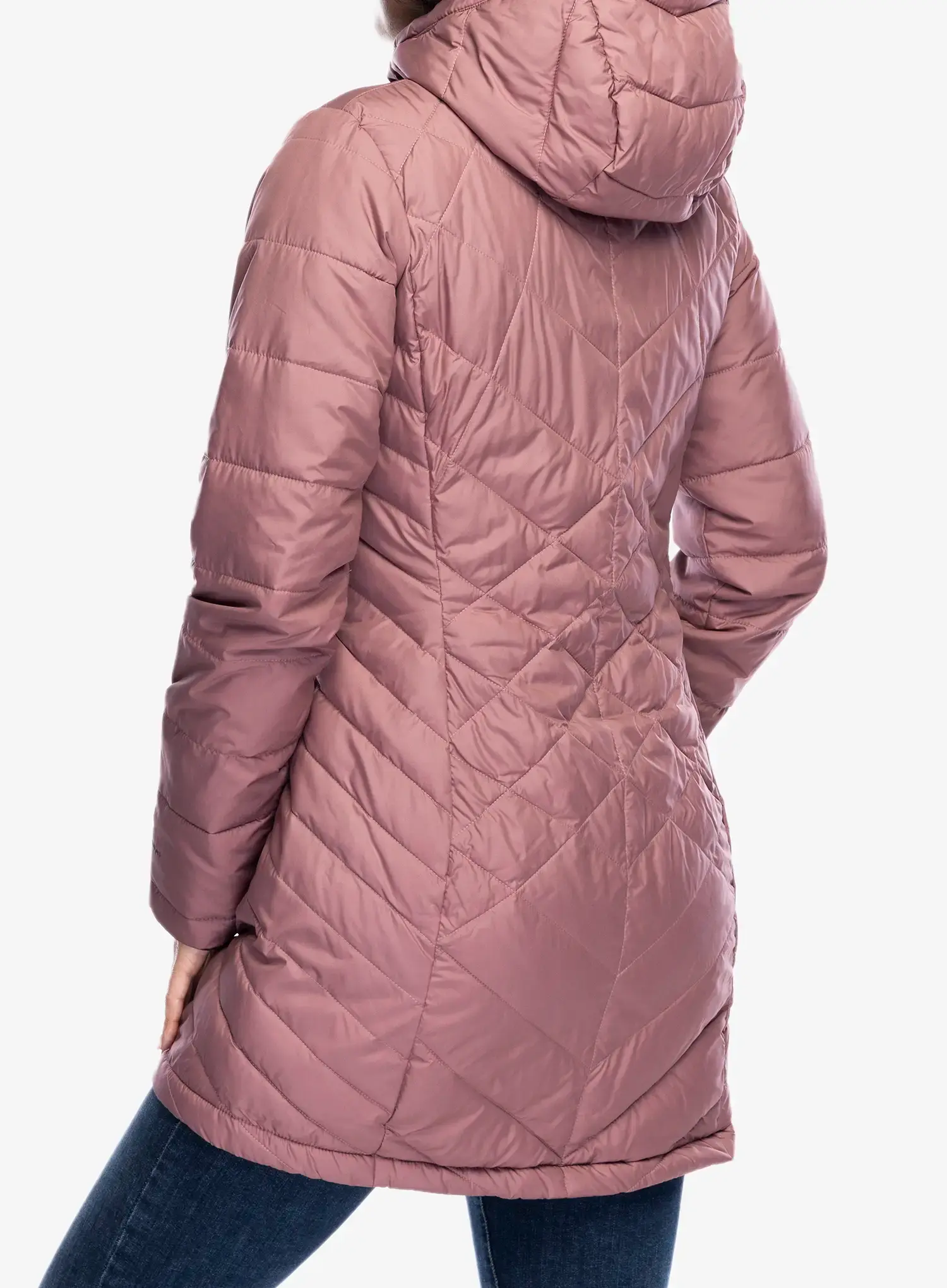 Dámský kabát Columbia Heavenly Long Hooded Jacket - fig