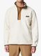 Fleece mikina Columbia Helvetia Half Snap Fleece - chalk