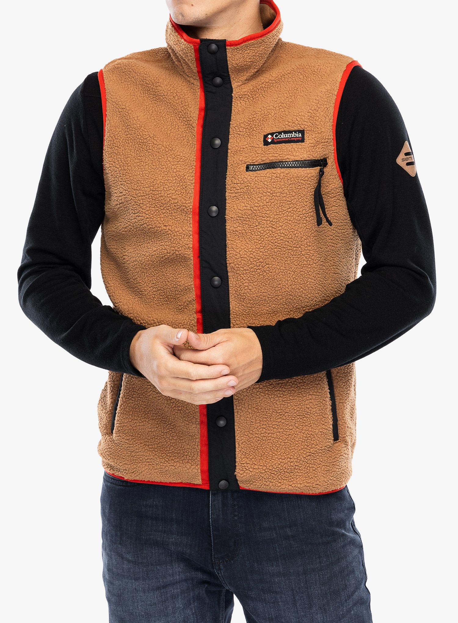 Vesta Columbia Helvetia II Vest - camel brown