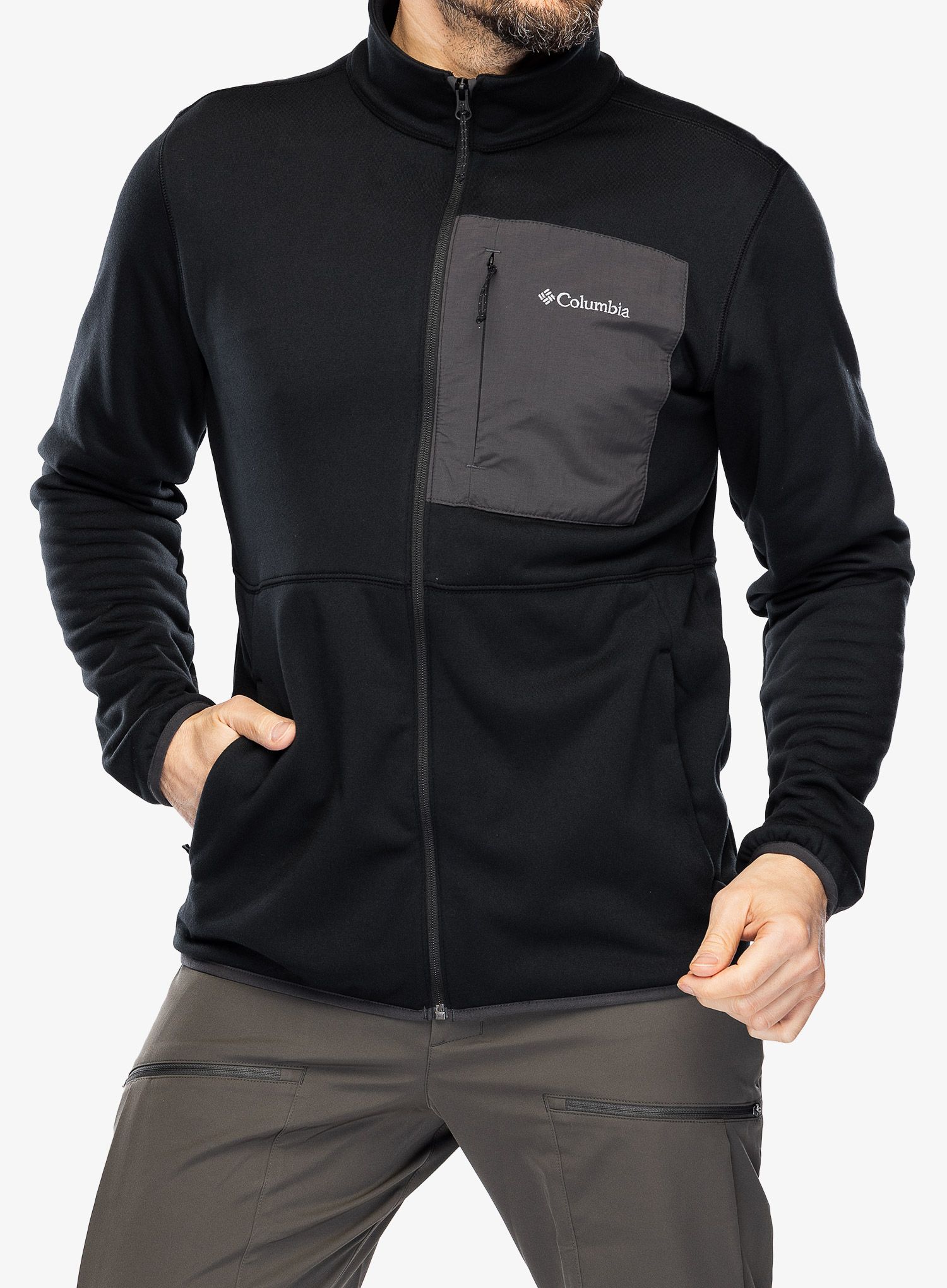 Rozepínací mikina Columbia Hike Full Zip - black