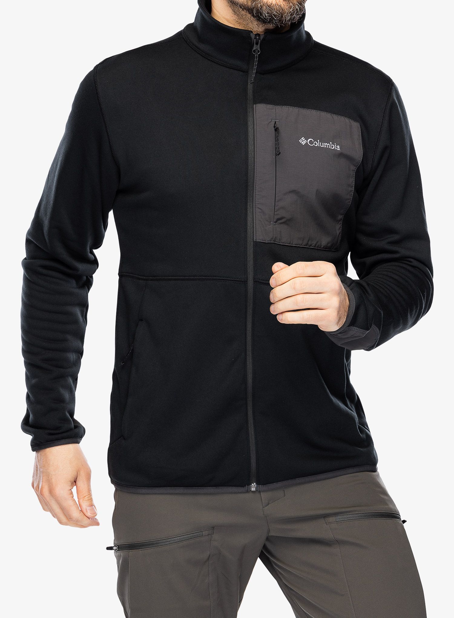 Rozepínací mikina Columbia Hike Full Zip - black
