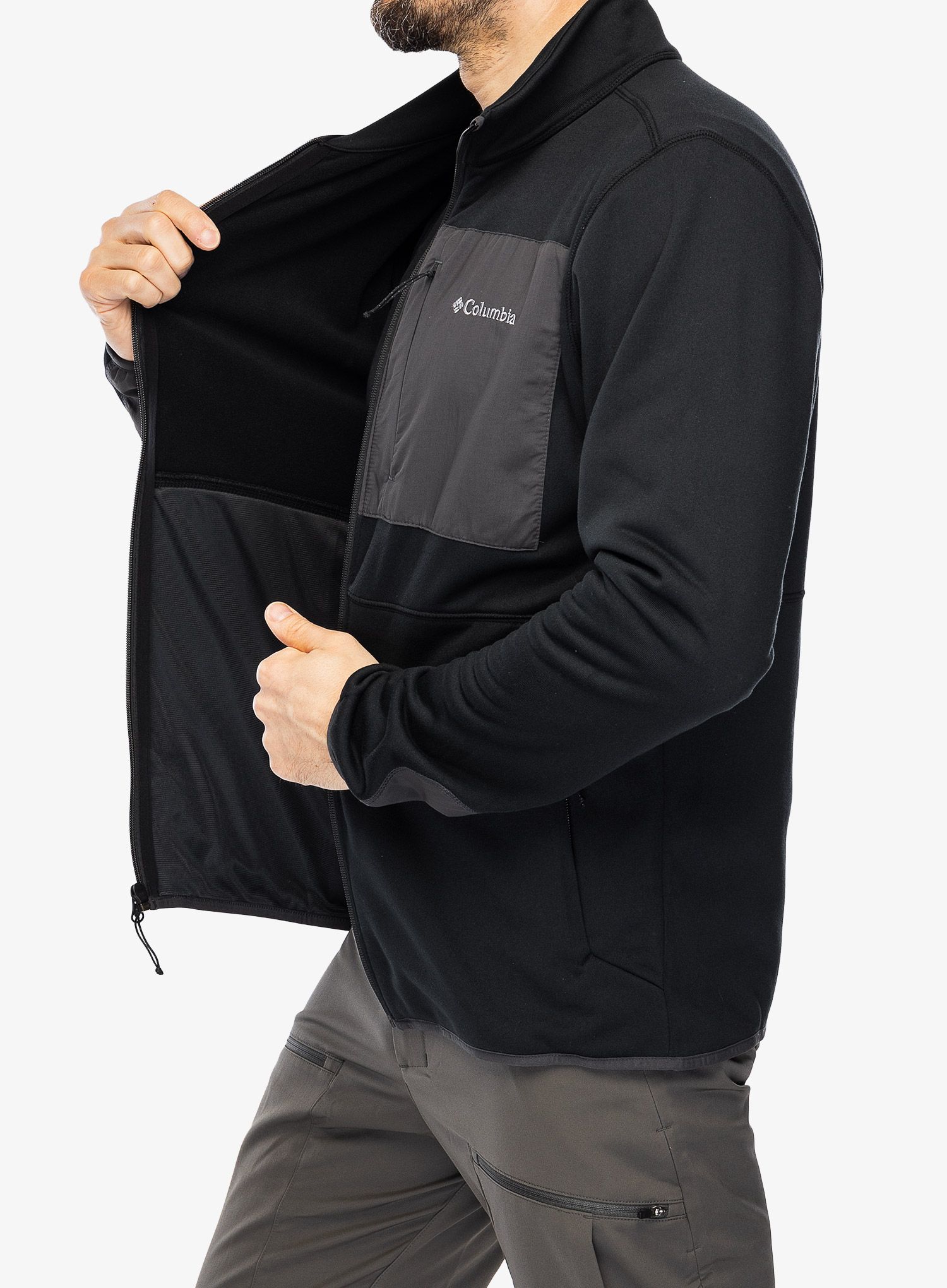 Rozepínací mikina Columbia Hike Full Zip - black