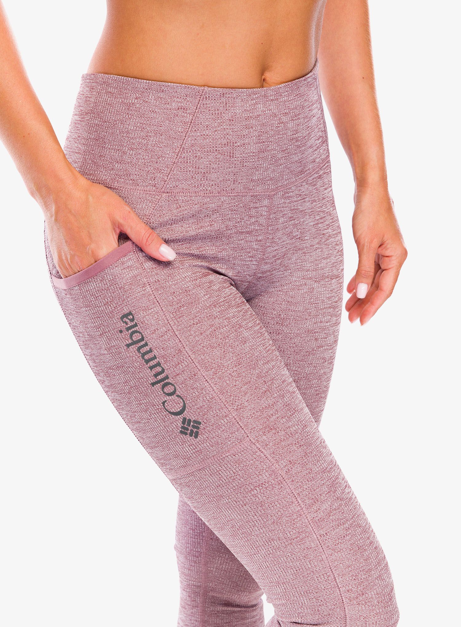 Dámské legíny Columbia Hike II Legging - fig heather