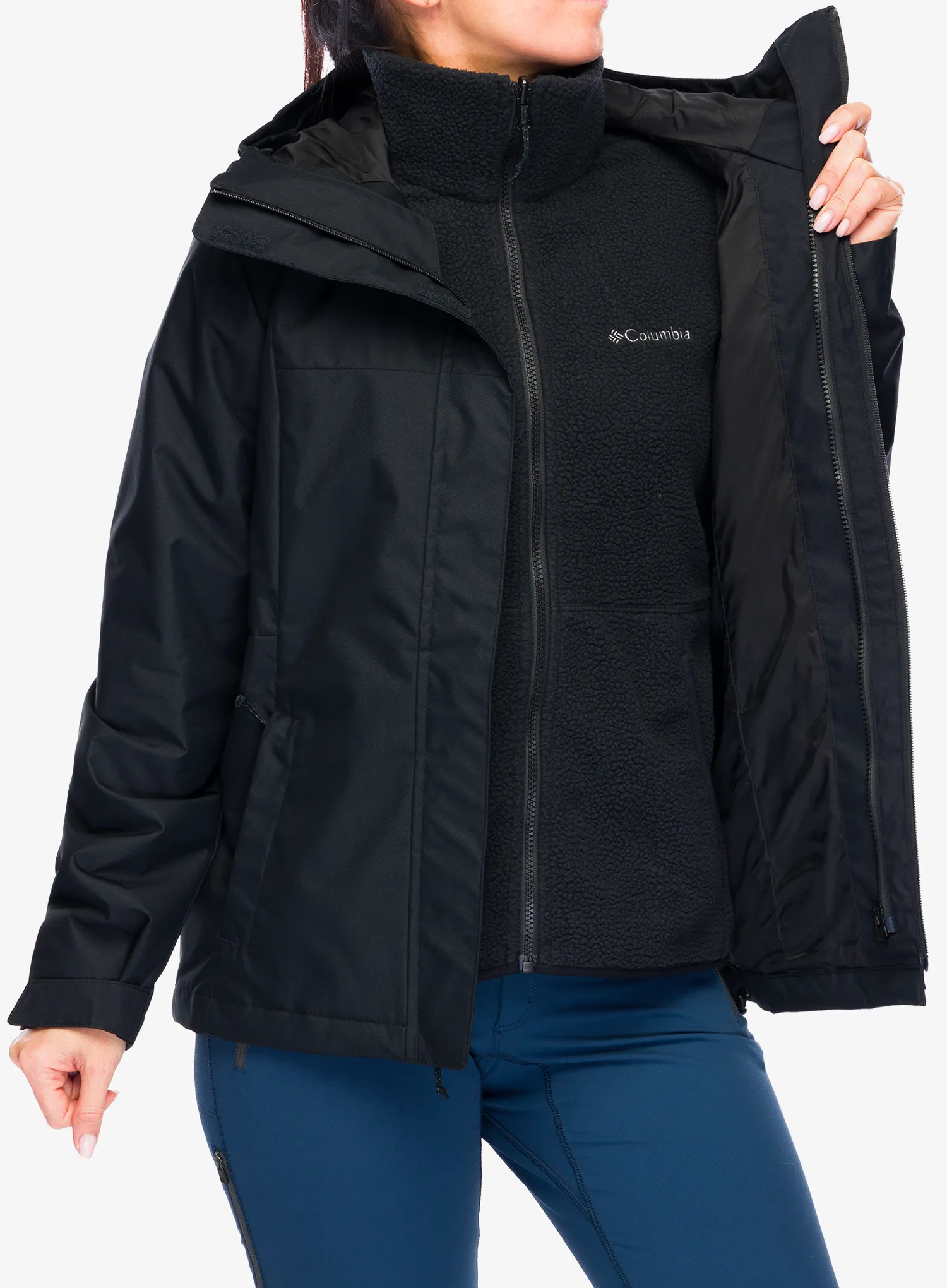 Dámská bunda Columbia Hikebound II Interchange Jacket - black